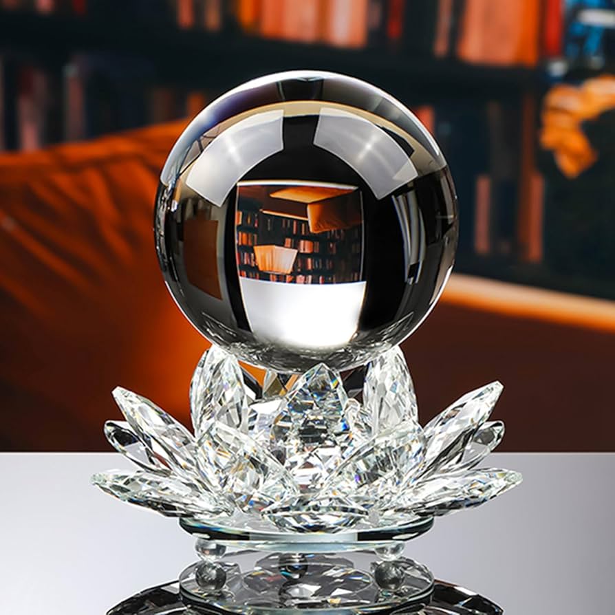 Amazon.co.jp: クリスタルボール 蓮の花 回転可能 蓮台座 クリスタル Amazon.co.jp: クリスタルボール 蓮の花 回転可能 蓮台座 クリスタル