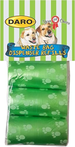 DARO WASTE BAG DISPENSER REFILLS 3'S