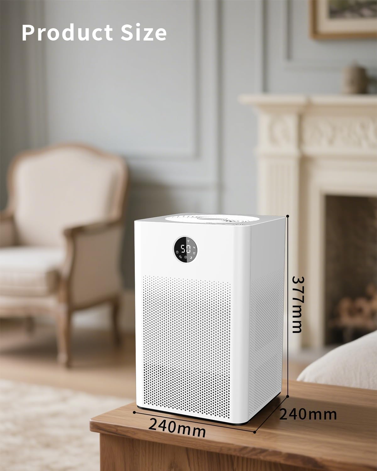 HD022 Dehumidifier for Home 1600 Sq. Ft 101.45oz Water Tank Small Quiet Dehumidifiers for Room Study Office Bathroom Bedroom Basement Cloakroom