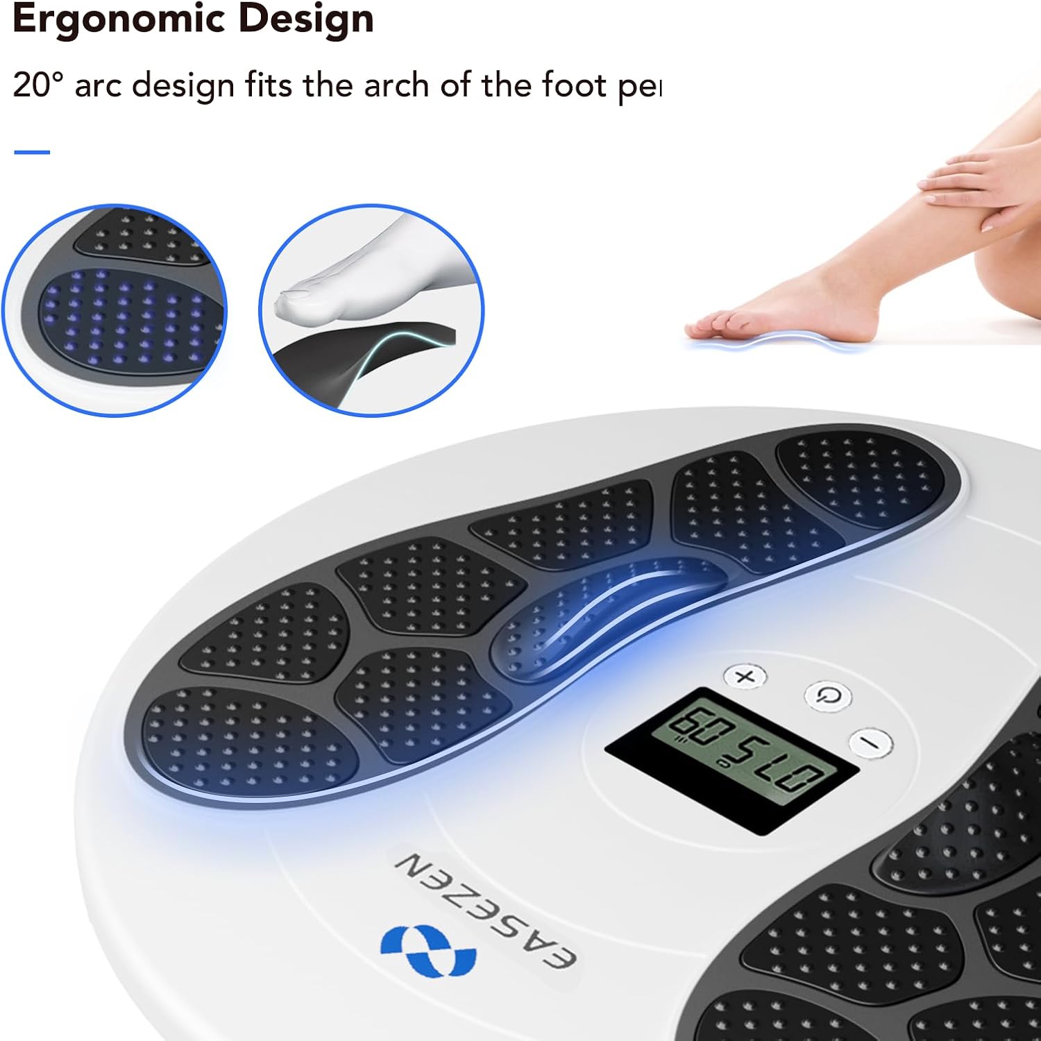 Foot Massager for Neuropathy, TENS & EMS Foot Circulation Stimulator