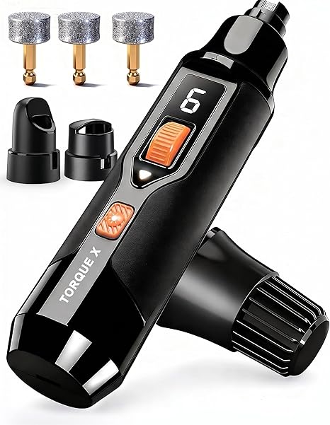 Torque X +30% Power Professional Dog Nail Grinder - Ultra-Quiet