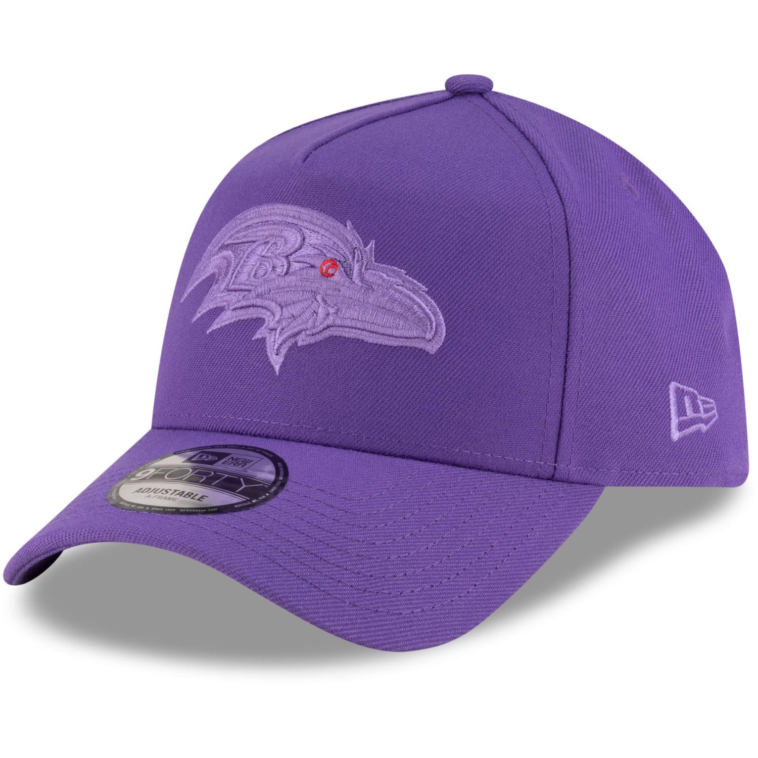 New Era Unisex Purple 9Forty A-Frame Snapback Cap - Baltimore Ravens - One Size