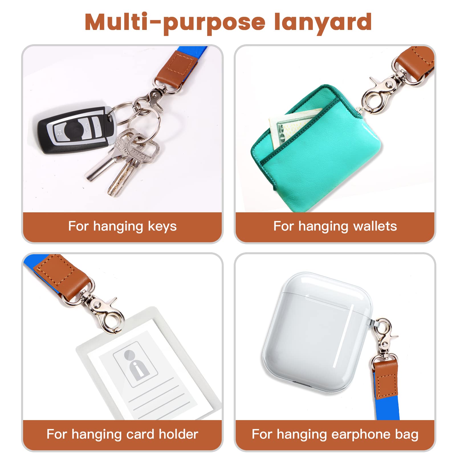 Yiflin Bonito Cordón Para El Cuello Para Llaves, Cartera, Tarjetero De