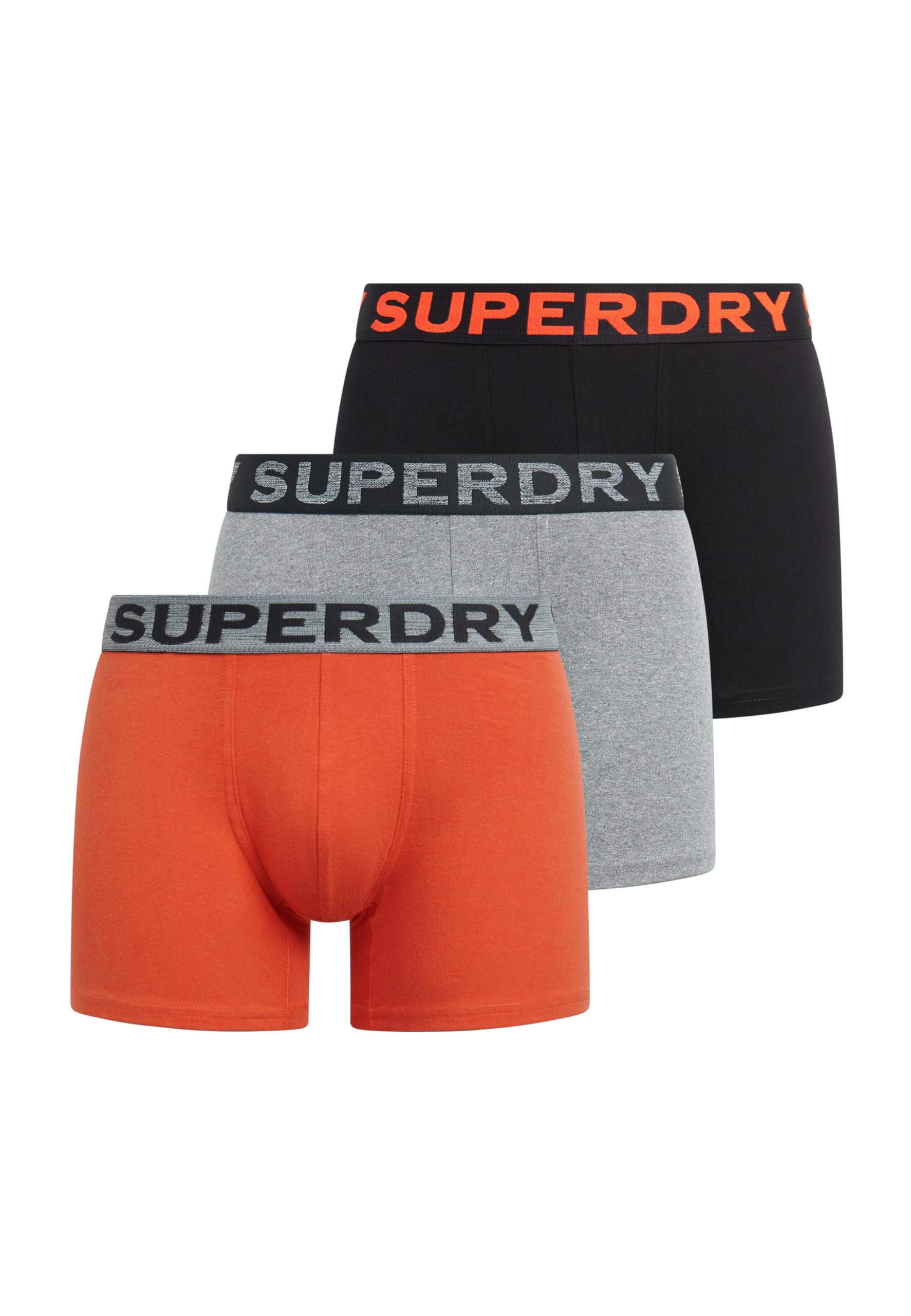 Superdry Boxer Triple Pack Hombre calzoncillos de algodón elástico cómodos 7
