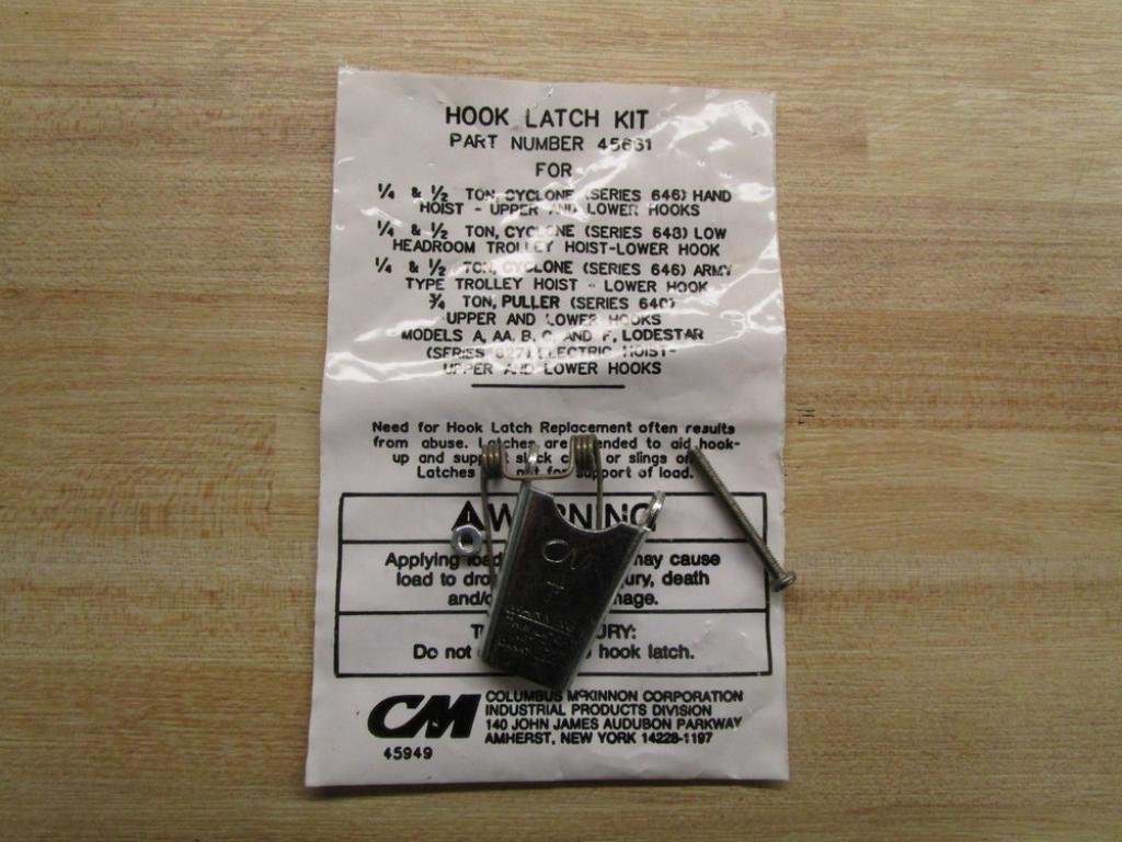 Hook Safety Latch Kit, for #4CM Hooks