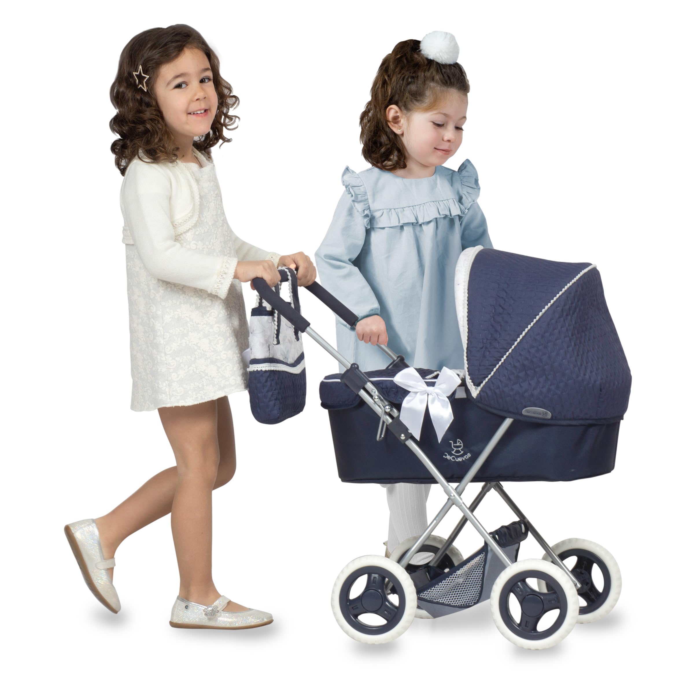 Sunjoy Odell Chariot pliant pliable en acier bleu avec roues | Home Depot Canada