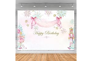 Fivan 6.5x5ft Baby Birthday Party Backdrop