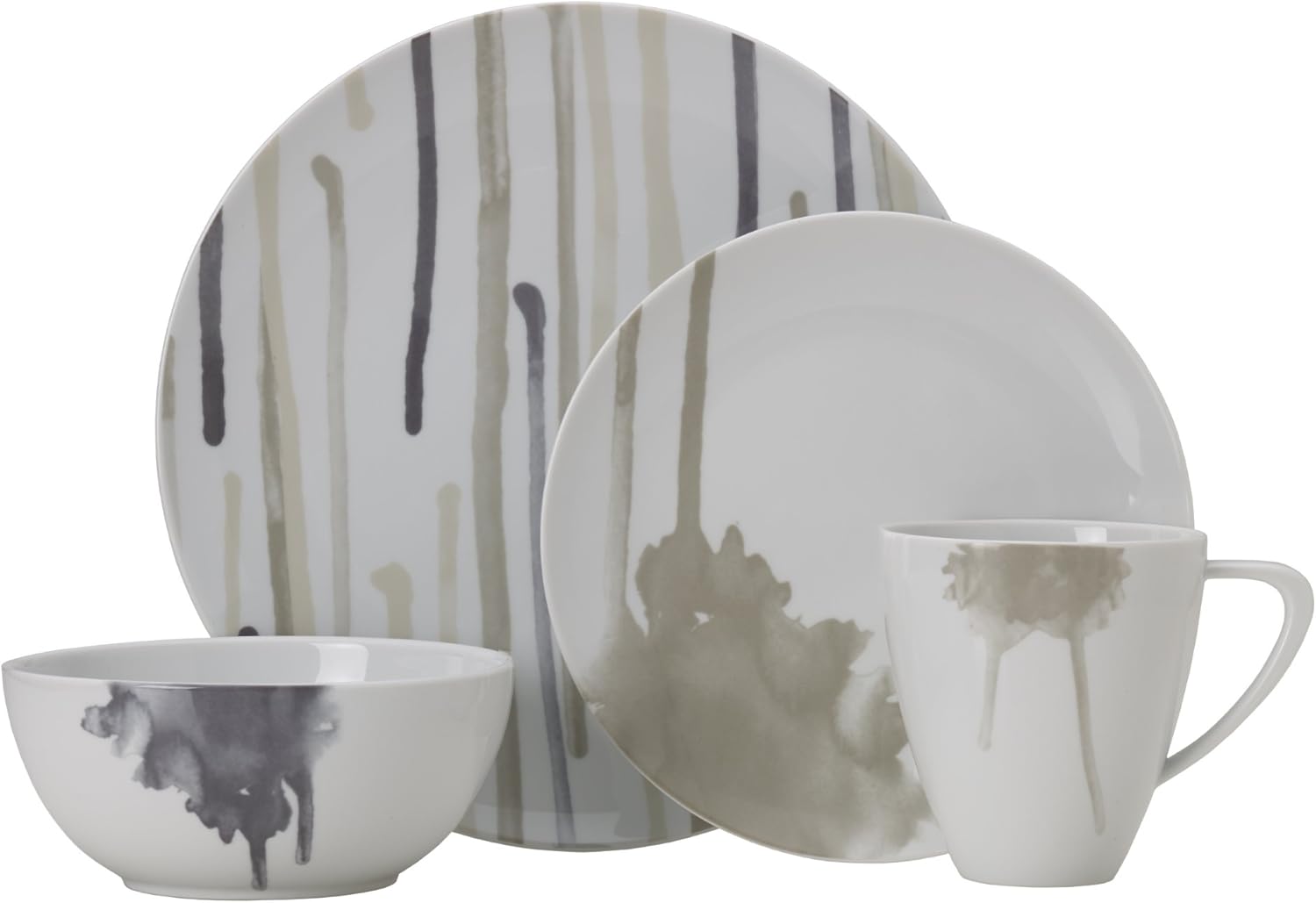 Mikasa 4 Piece Place Setting Dinnerware Set, Kiora