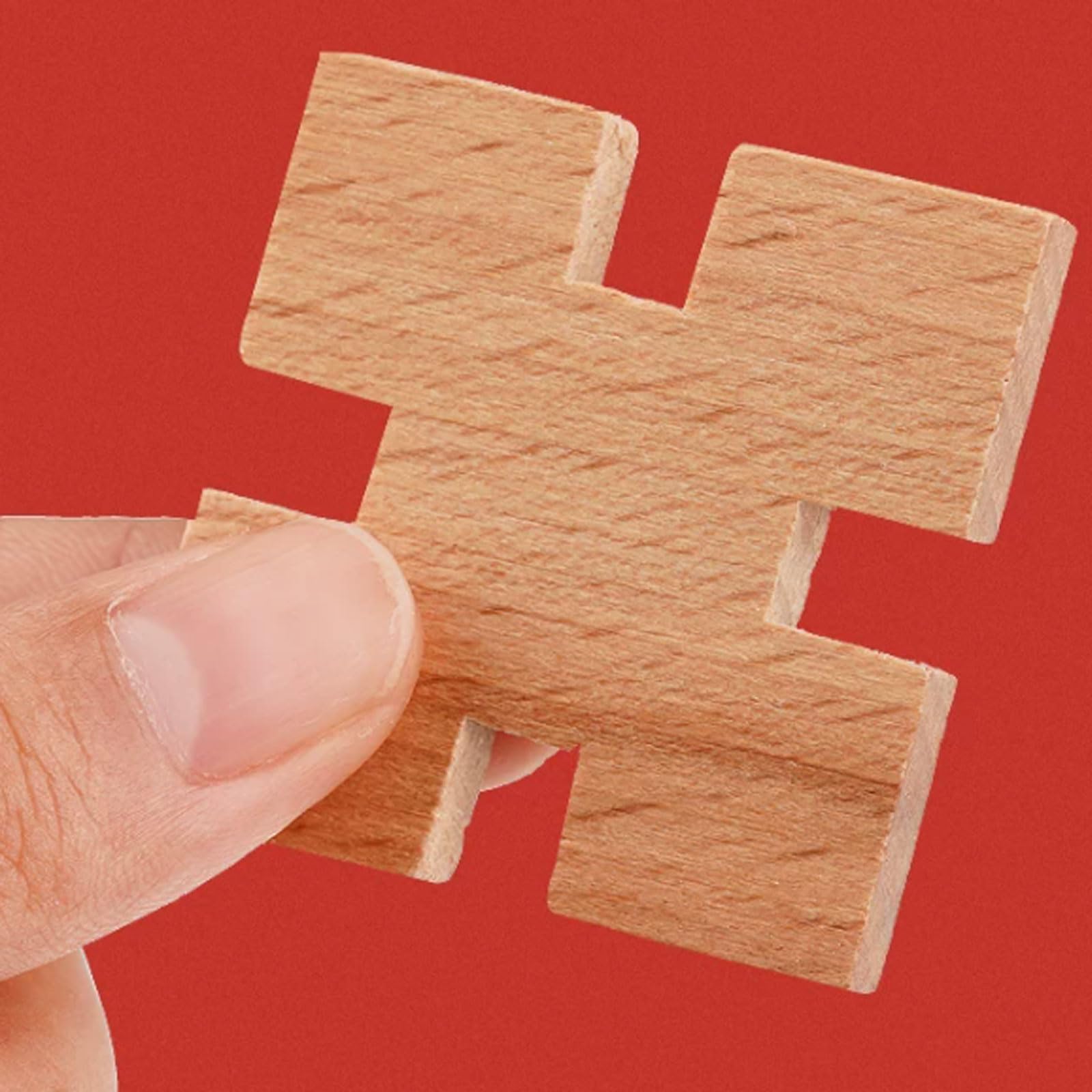 Set di Puzzle Montessori in Legno Kongming Lock Lu Ban Lock | Puzzle cerebrale 3D ad incastro per sbloccare i blocchi, gioco di logica ad alta difficoltà per districare