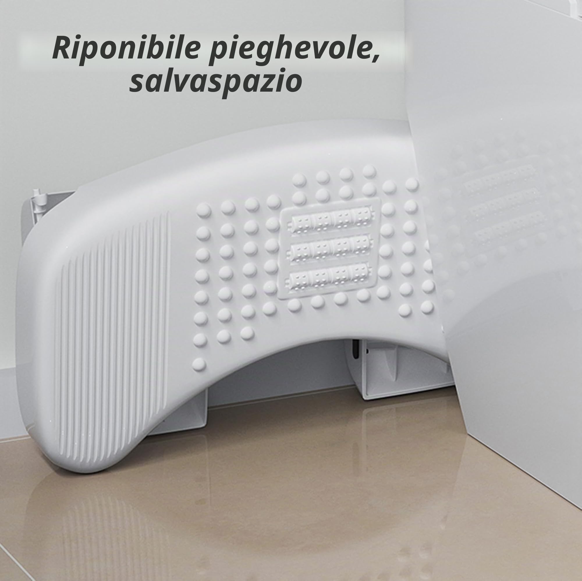 Sgabello pieghevole per WC, antiscivolo, robusto, leggero, anti costipazione, naturale e confortevole, sgabello per bambini e adulti, KZDMTD-001