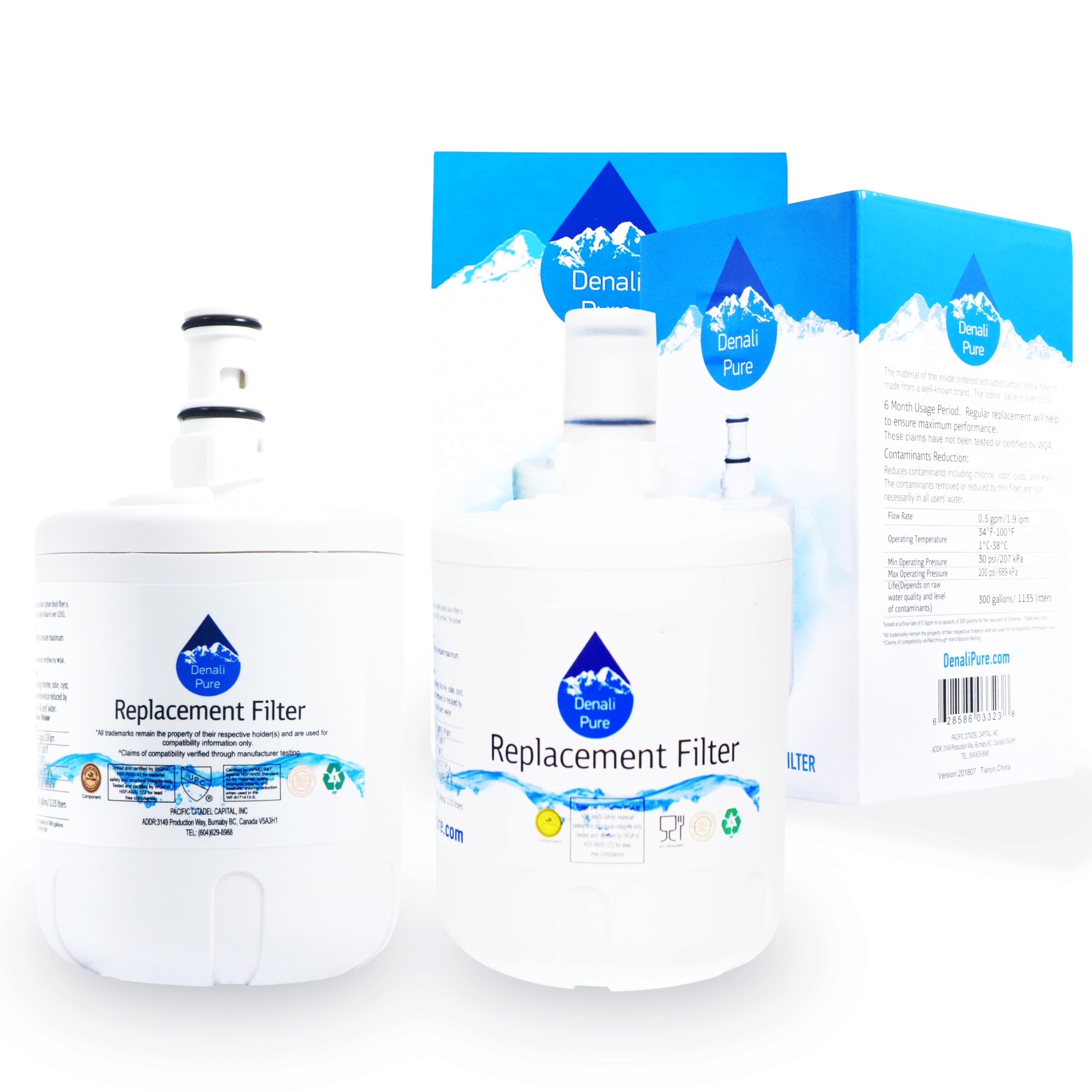 Amazon.com: 2-Pack Replacement 8171413 Refrigerator Water Filter