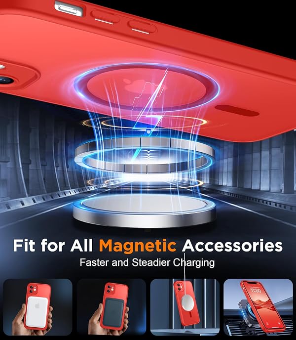 SPIDERCASE Magnetic for iPhone 11 Phone Case,Red by SPIDERCASE - Used condition - Image 6