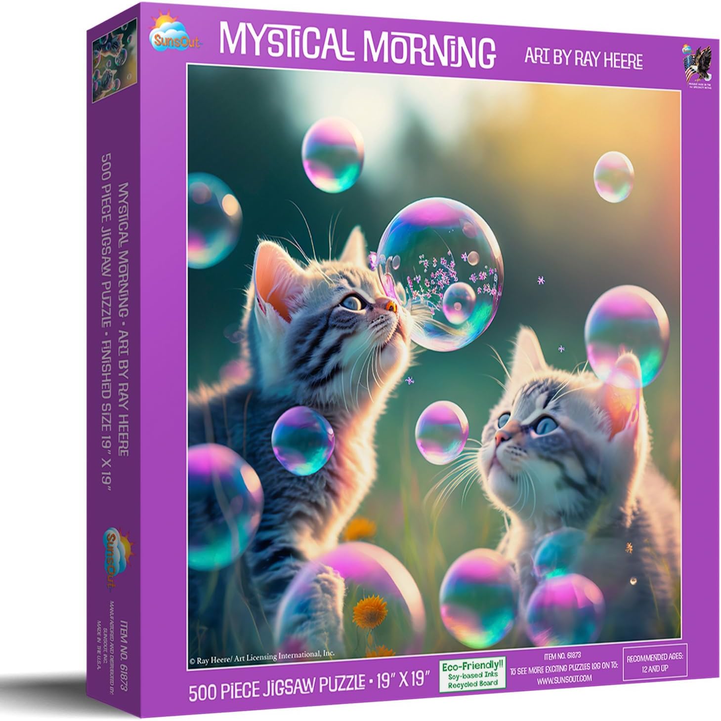 SUNSOUT INC - Mystical Morning - 500 pc Jigsaw Puzzle by Artist: Ray Heere - MPN # 61873