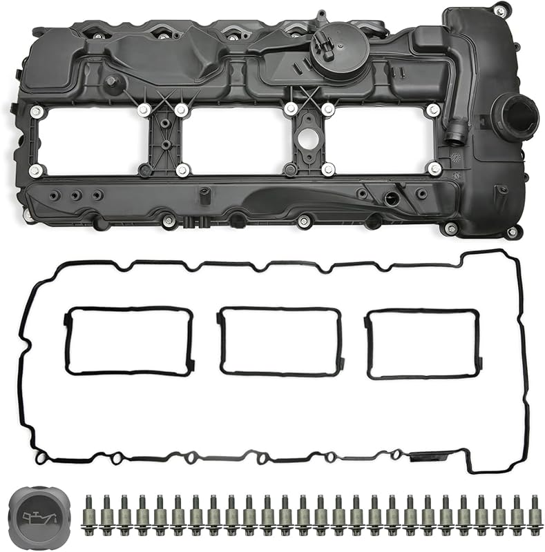 Tampa de válvulas Mocar7 para motor BMW N55 3.0L – Referências 11127570292 e 11127587804