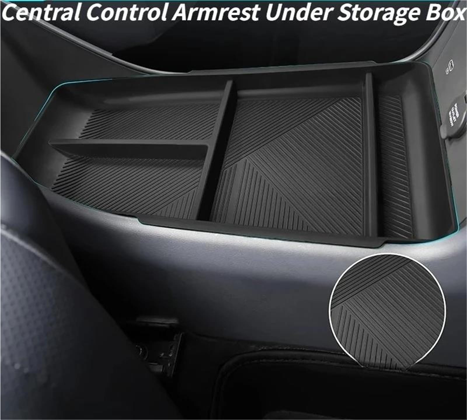 Per Geely EX5 Galaxy E5 2024-2026 Accessori Interni Auto Bracciolo Controllo Centrale Sotto La Scatola Immagazzinaggio Vano Portaoggetti da Bracciolo