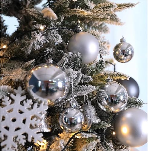 Vista 187 de AMS - Adornos chapados, bolas de Navidad, para decoración de fiestas de vacaciones, colección de árbol para boda, Acción de Gracias, fiesta