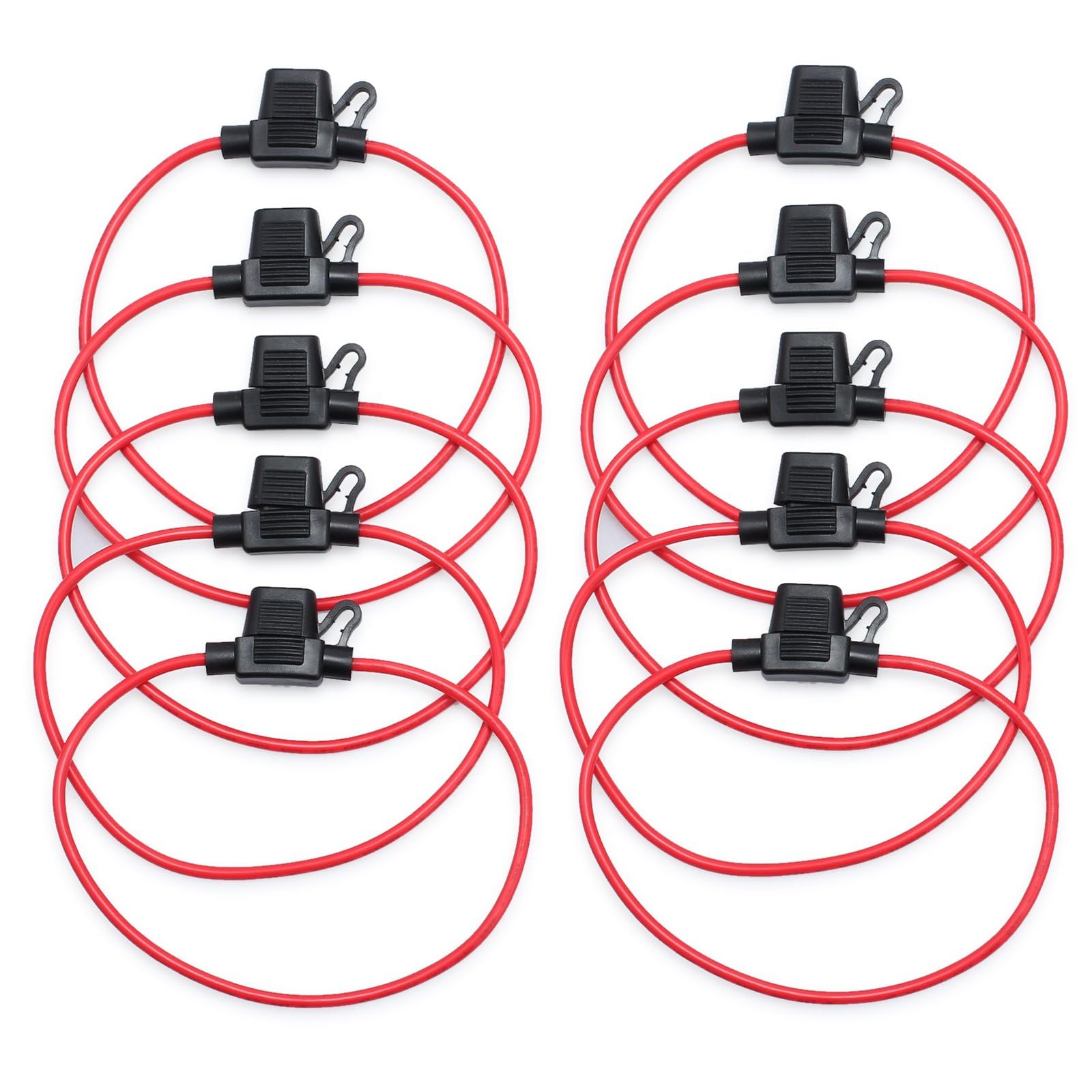 Portafusibles en línea ATM ATC mini cuchilla impermeable 14 AWG CAMWAY para sistema eléctrico