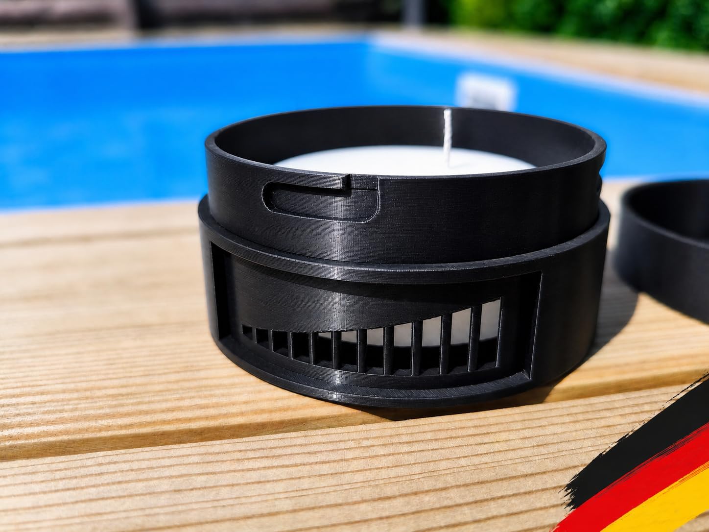 Millzev FlowControl – Innovativer Chlor-Dosierer für den Skimmer | Präzise Dosierung | UV-beständiges ASA | Eingetragenes Design - Made IN Germany - Amazon product rated Grade B