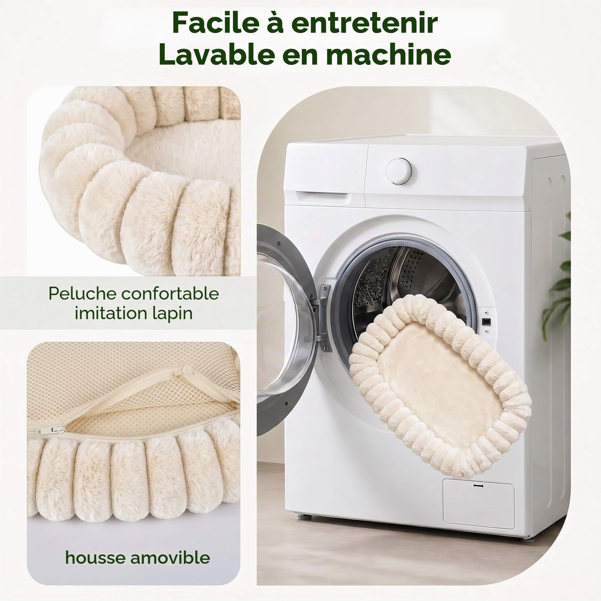 Hamac de fenêtre pour chat, lit de fenêtre en peluche pour chat avec 4 ventouses puissantes, perchoir pliable pour chats d'intérieur, cadre en acier robuste supporte 18kg, lavable, M(52x30cm