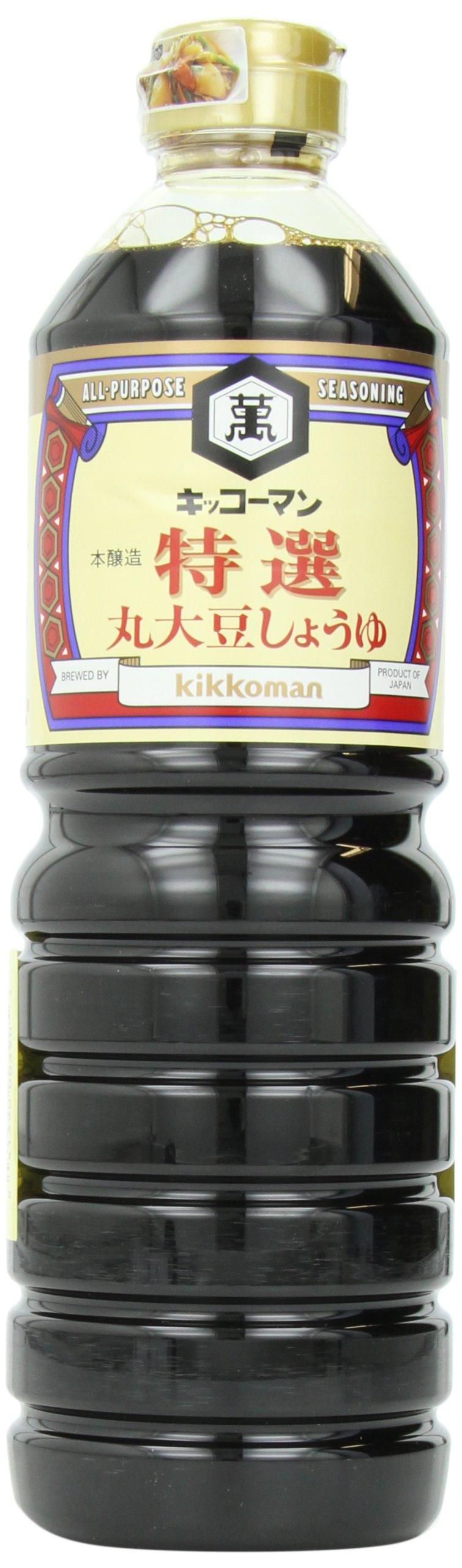 Kikkoman Marudaizu Soy Sauce, 33.8-Ounce Bottles (Pack of 3)