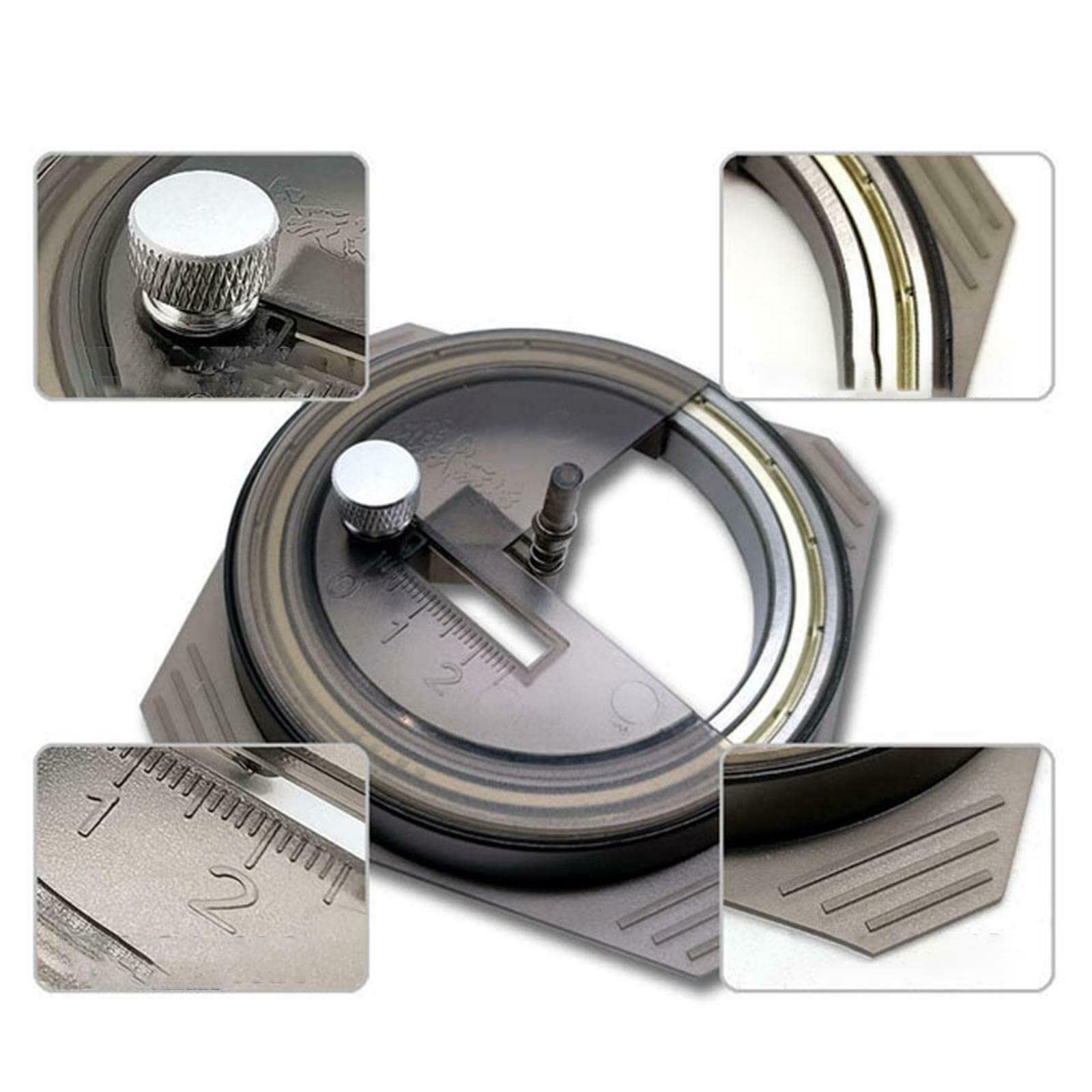 ZEZEFUFU 1 cortador circular de precisión ajustable para manualidades de 1 a 50 mm pegatinas redondas para Gundam Model Making DIY Tool
