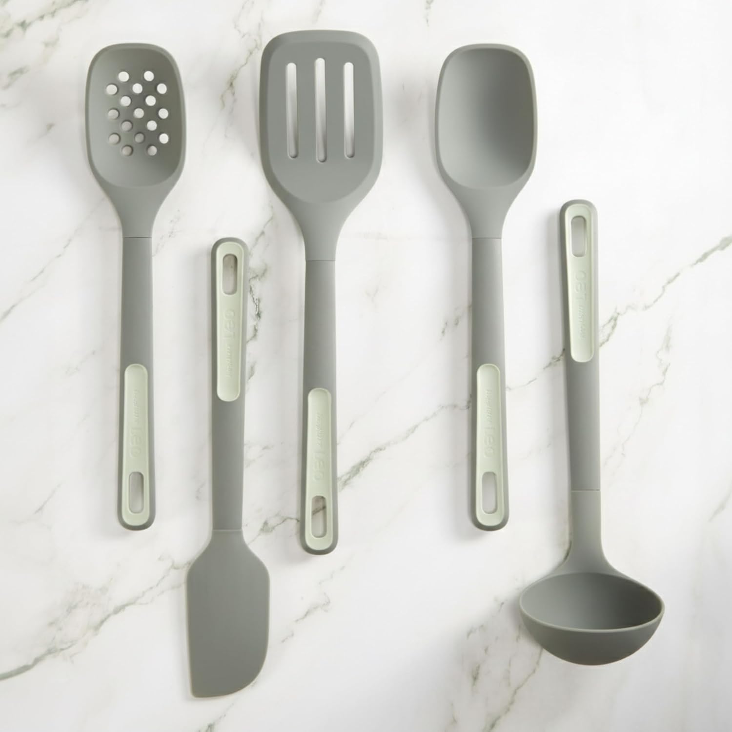 BergHOFF Balance 5Pc Nonstick Silicone Utensil Set, Recycled Material
