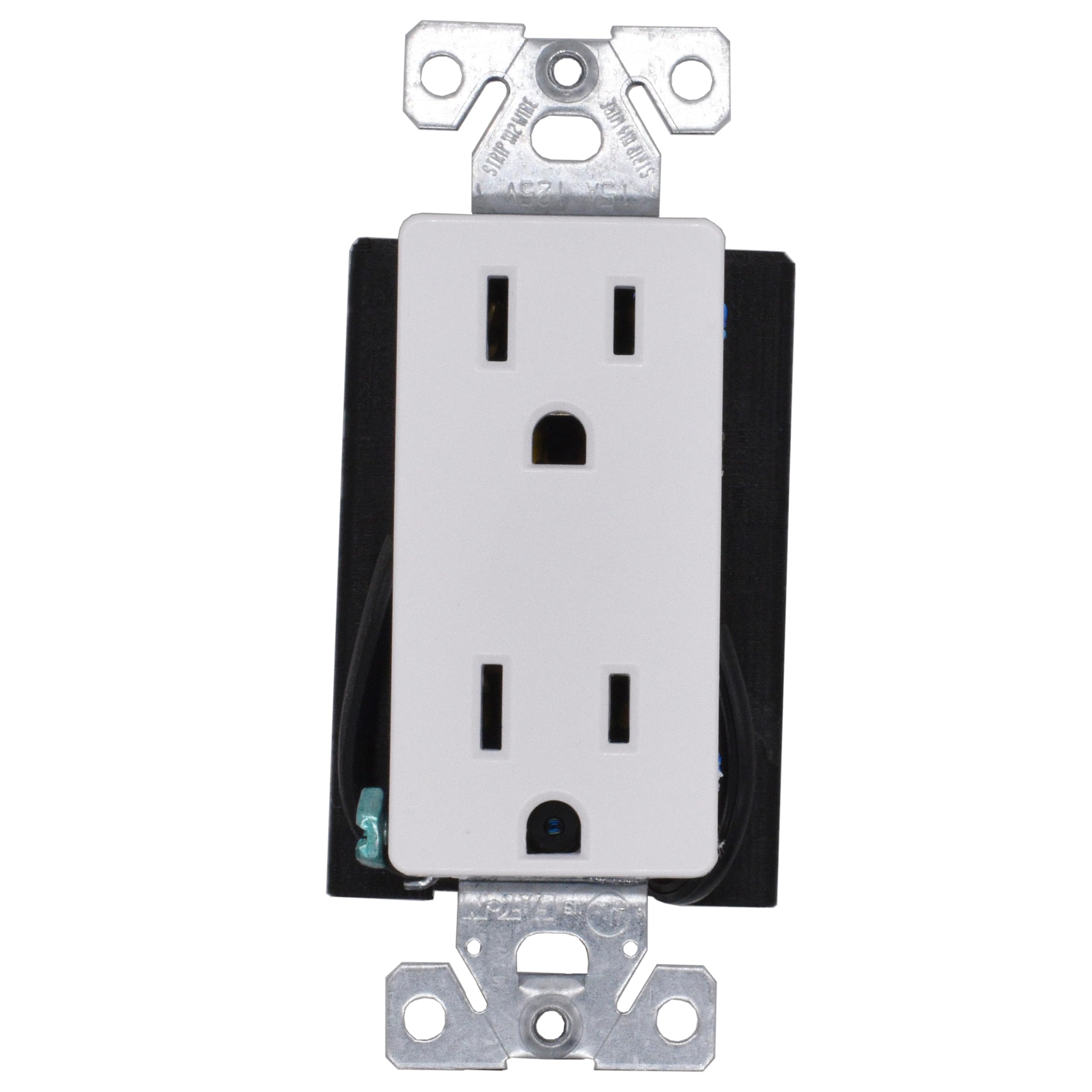 4K Live Streaming Hidden Wi-Fi Spy Camera Electrical Outlet Square 128GB SD Card
