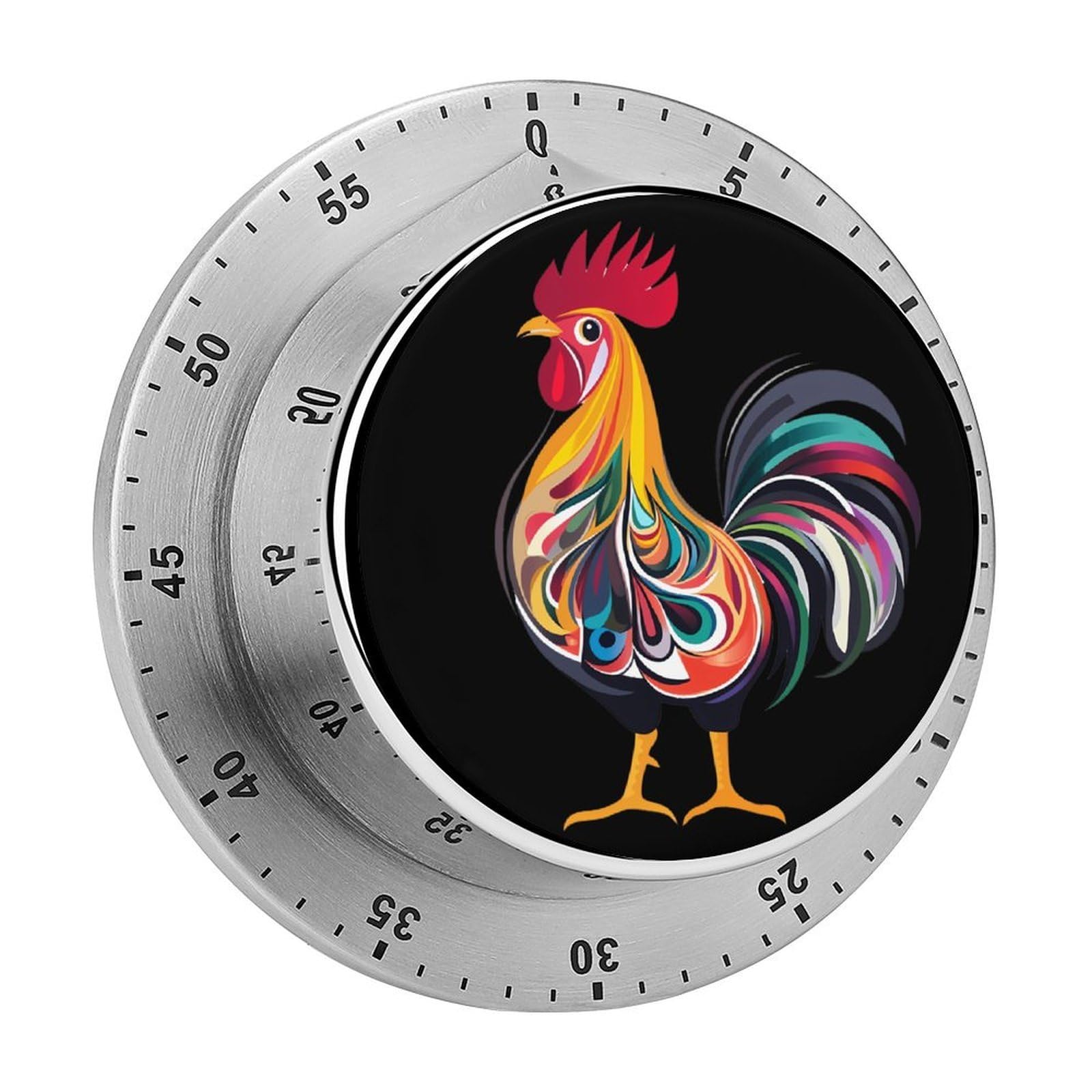 Amazon.com: Funny Chicken Rooster Timer Mini Kitchen Timer Round