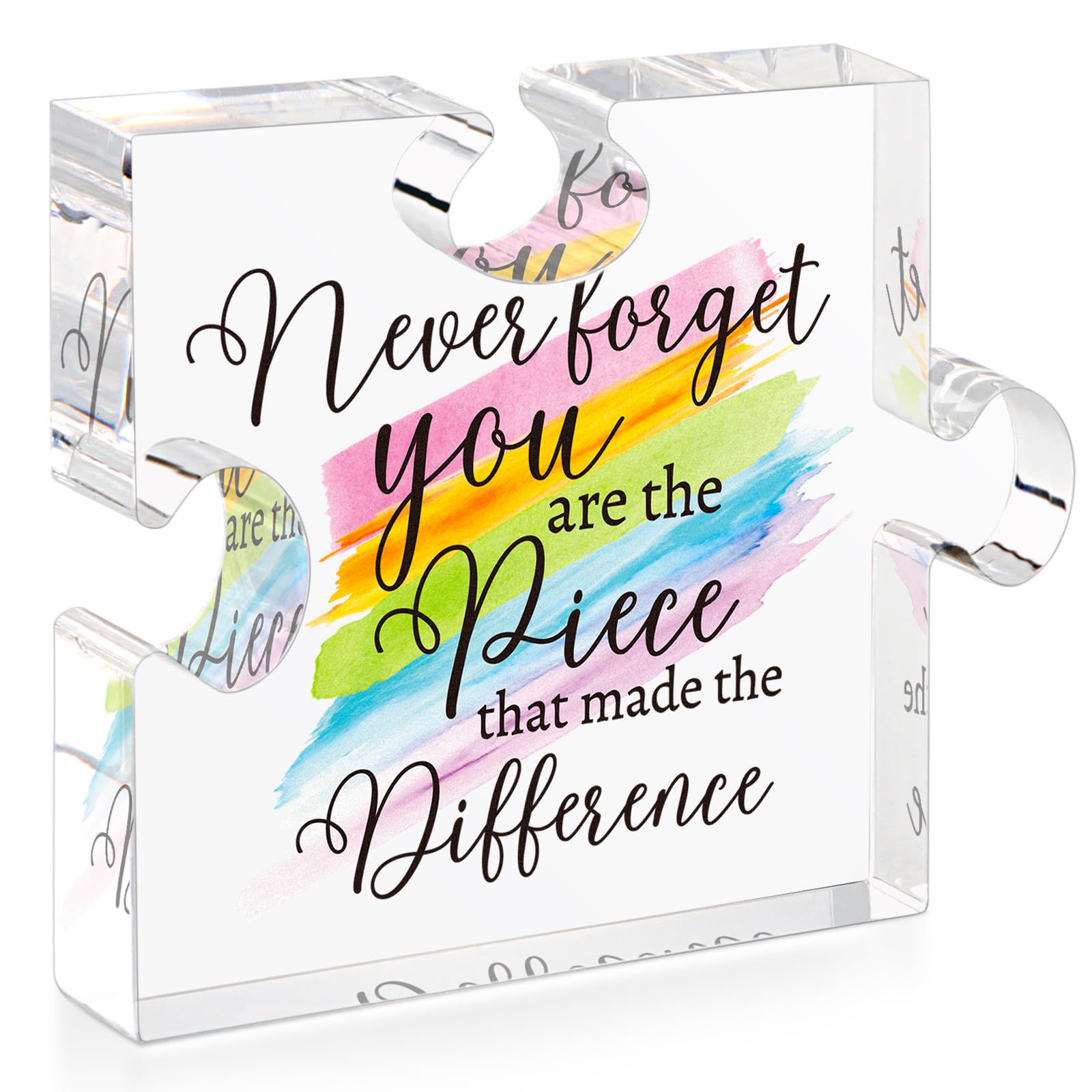 Cituarko Coworker Leaving Gifts for Women Men - Never Forget the Difference You Make Sign Farewell Gifts Going Away Presents Miss You Gifts for Women Goodbye Gifts for Coworkers Retirement Plaque