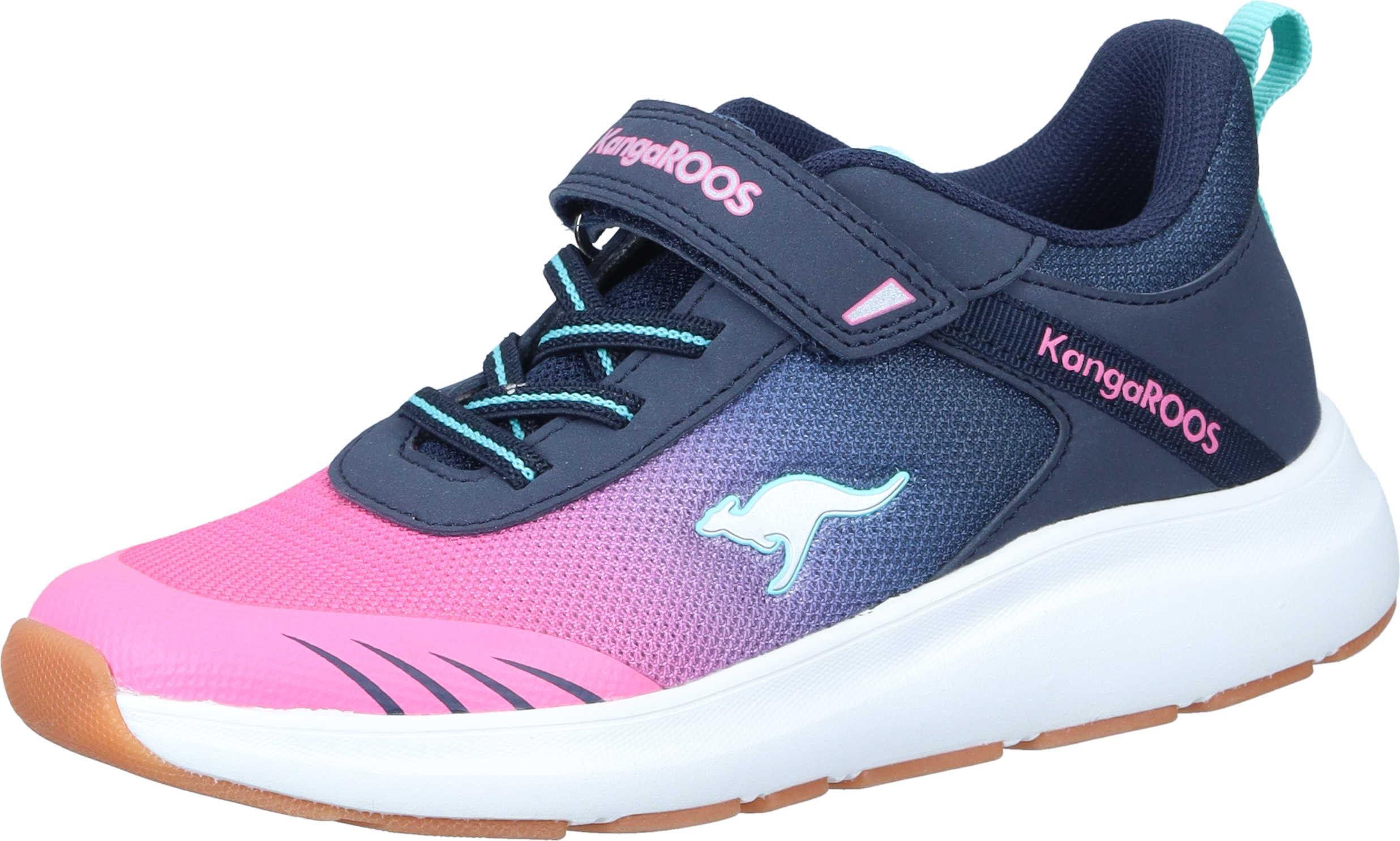 KangaROOS Women's Kb-rida Ev Trainers, Dk Navy Daisy Pink, 7 UK