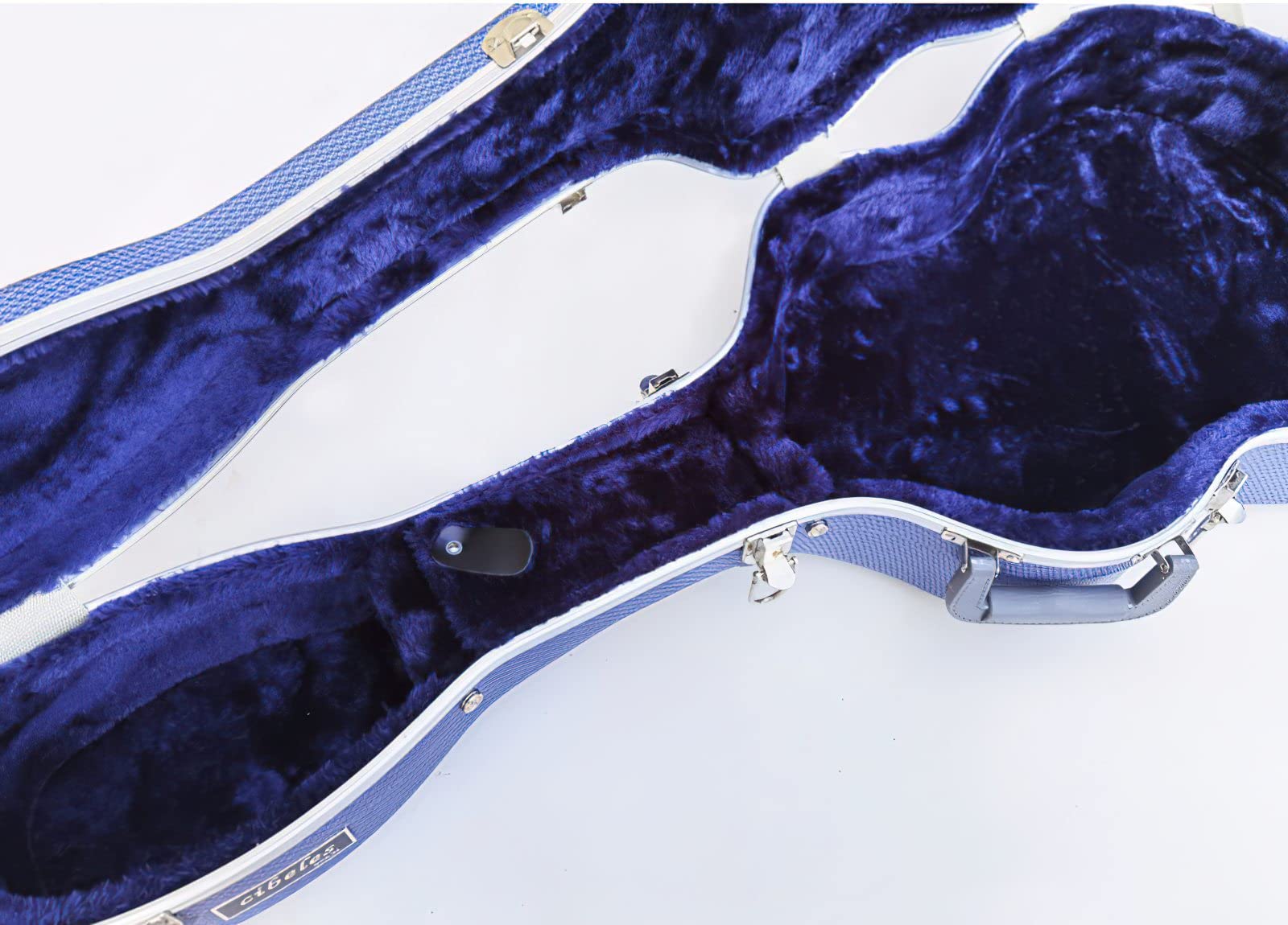 Cibeles - Custodia in ABS per chitarra classica, Blu chiaro, Custodia per chitarra