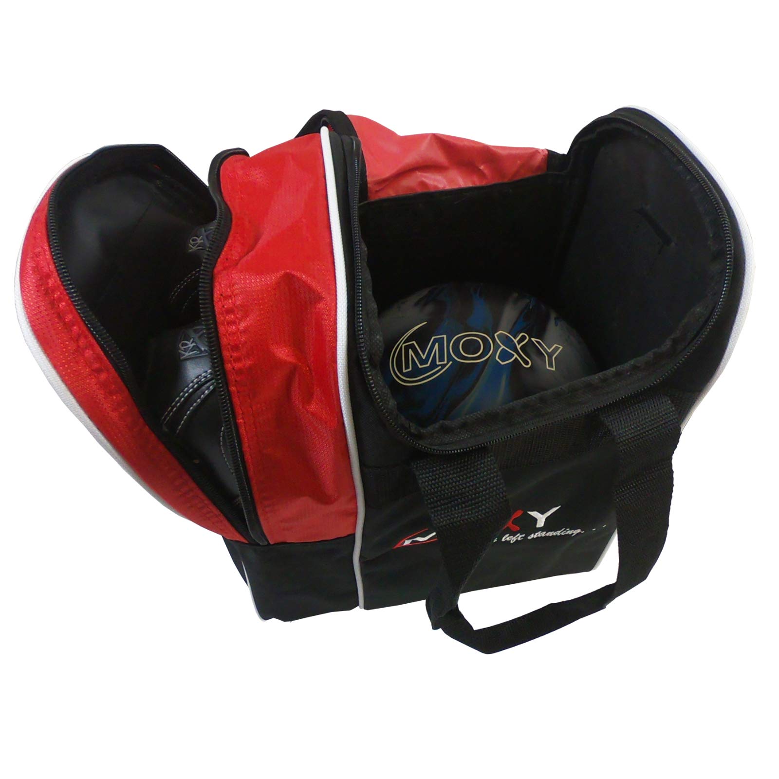 Moxy Strike Single Tote Bowling Bag- Red/Black