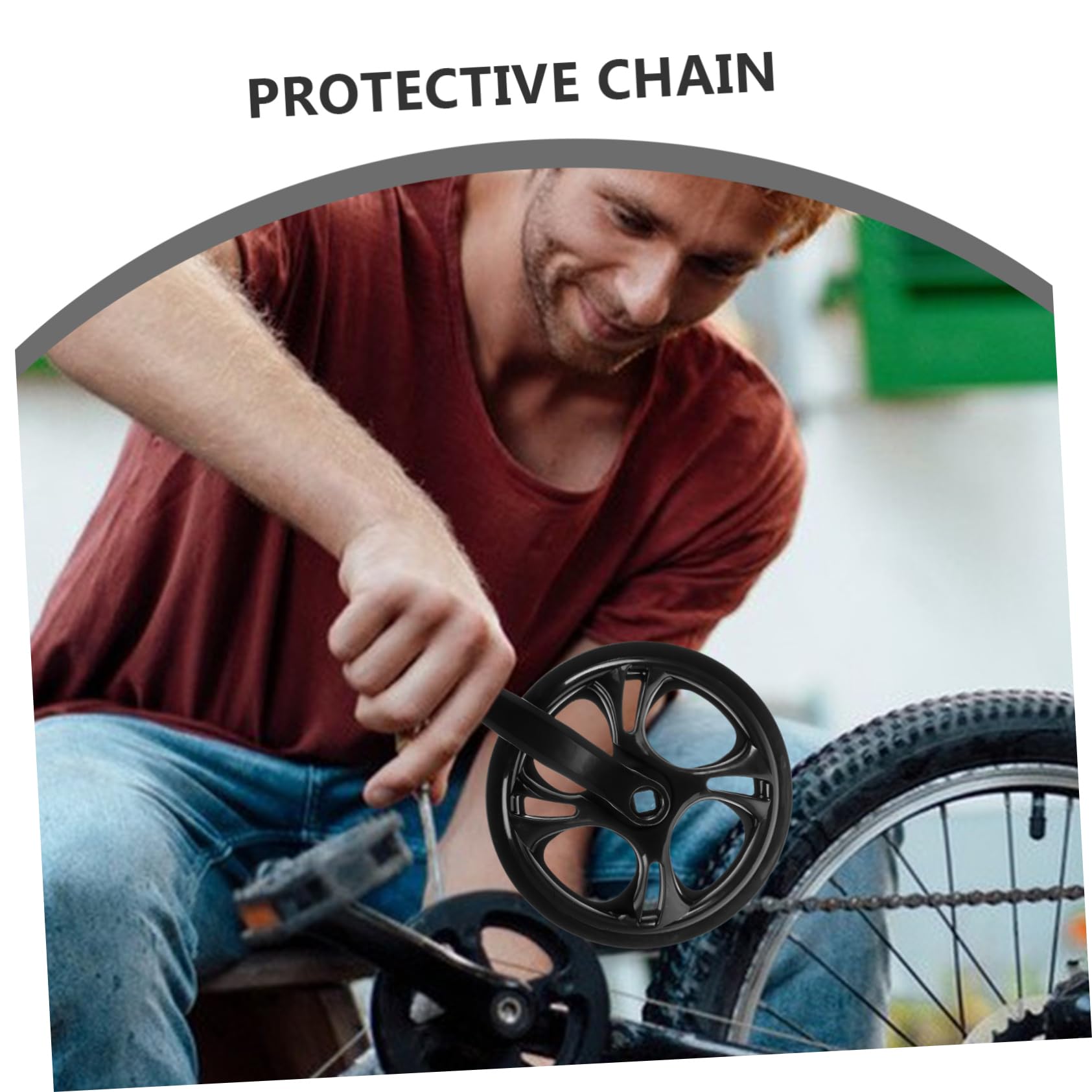 Set Pedivelle Guarnitura Bici Single Speed 48 Denti in Ferro Catena Antiscivolo 170 Mm per Mountain Bike e Bici Pieghevoli, Resistente e Leggera per Ciclisti Principianti e Professionisti