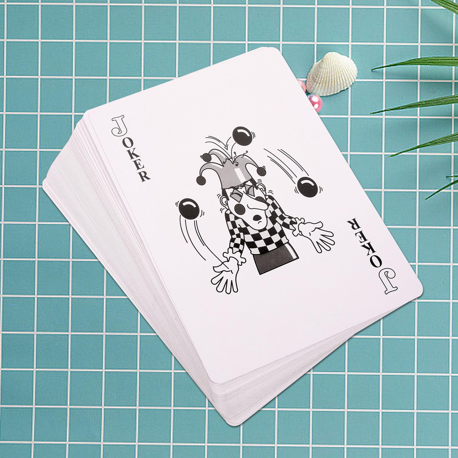 Set Carte da Gioco Giganti 6 Volte Grandi in Carta Resistente Carte da Poker per Feste e Giochi da Tavolo Accessori per Intrattenimento Familiare e Bar