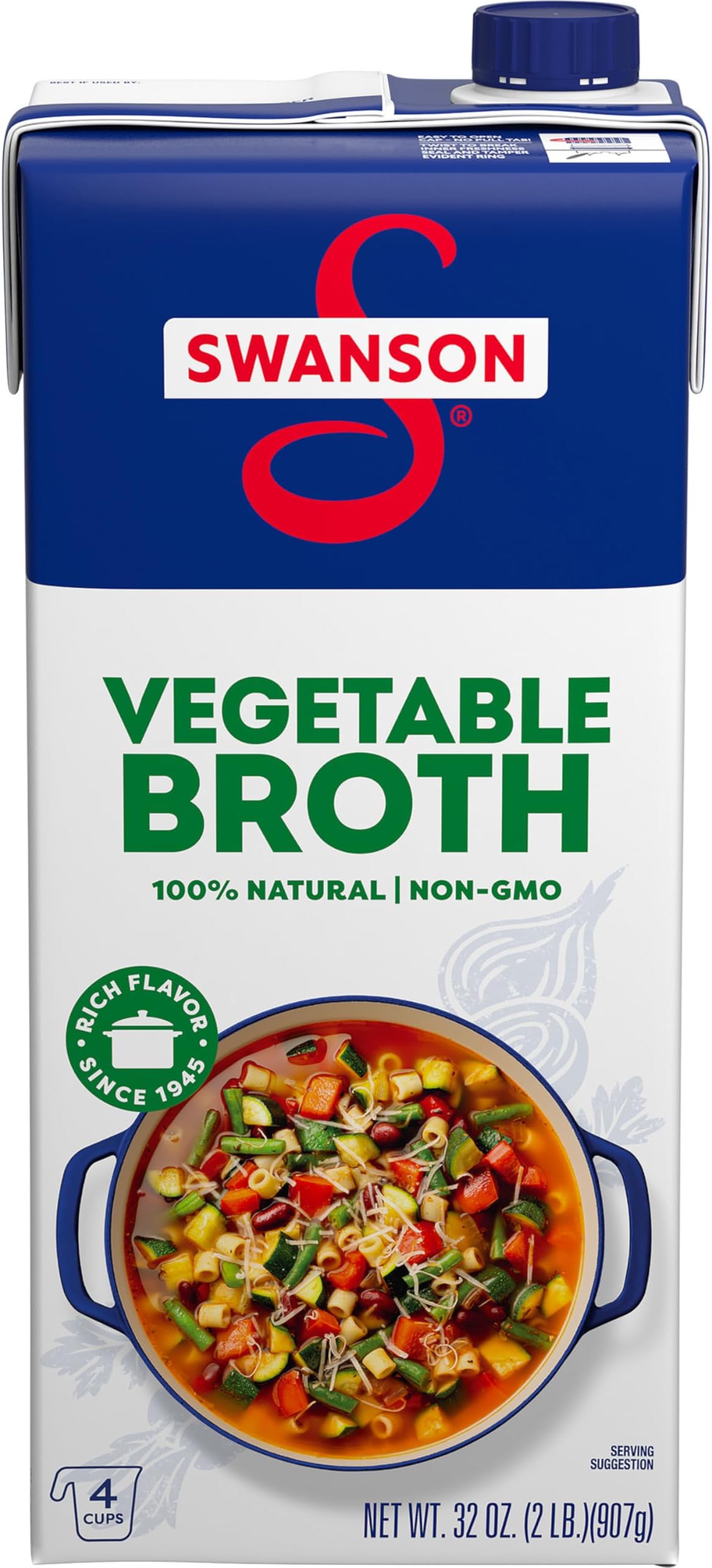 Swanson 100 Natural, GlutenFree Beef Broth, 14.5 Oz Can