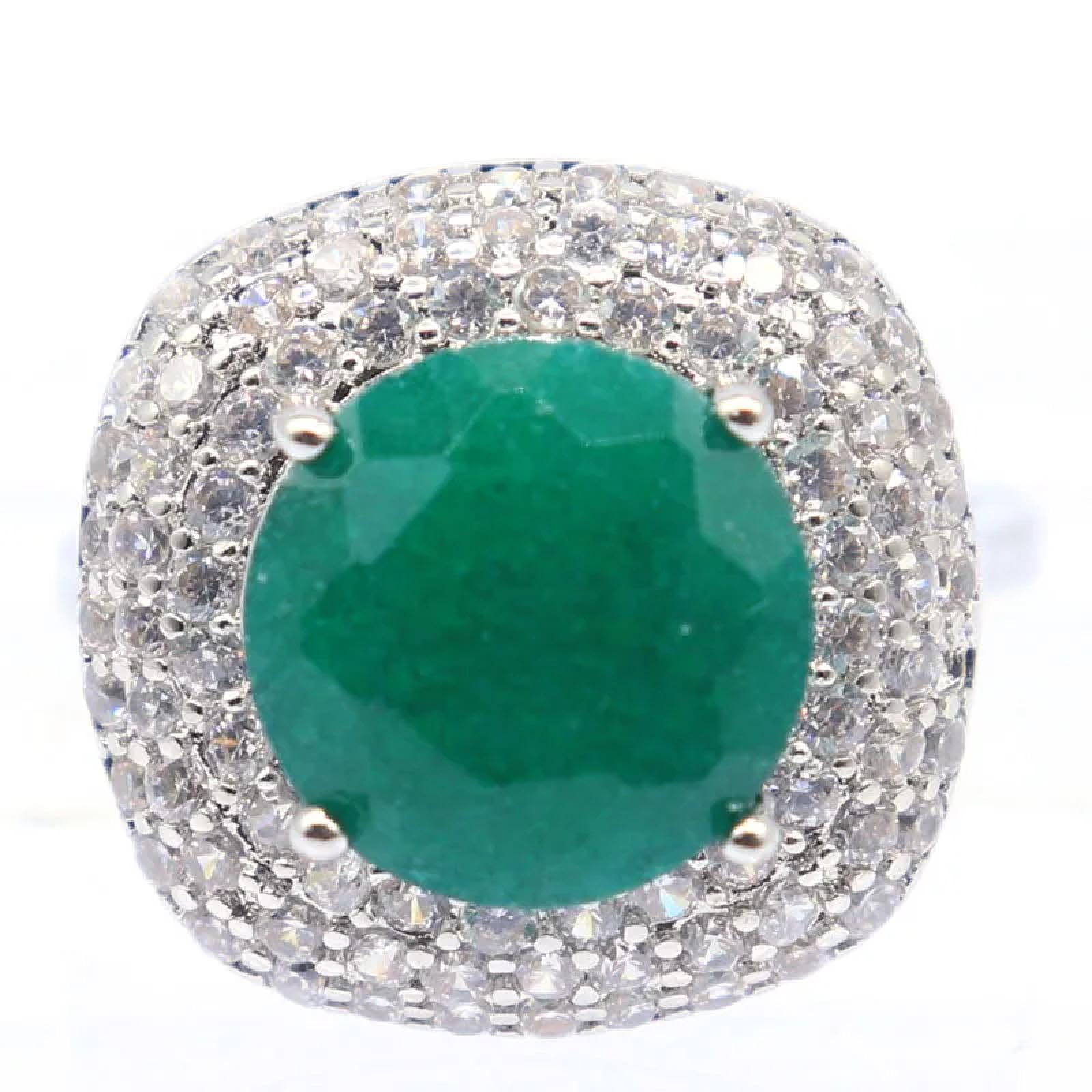 Ring Ringe Damen Bijouterie Herren 18 X 18 Mm, Süßer Echter Roter Rubin, Blauer Saphir, Grüner Smaragd, Zirkonia, Verlobungsringe Für Damen In Silber, Viele Größen, 7,25
