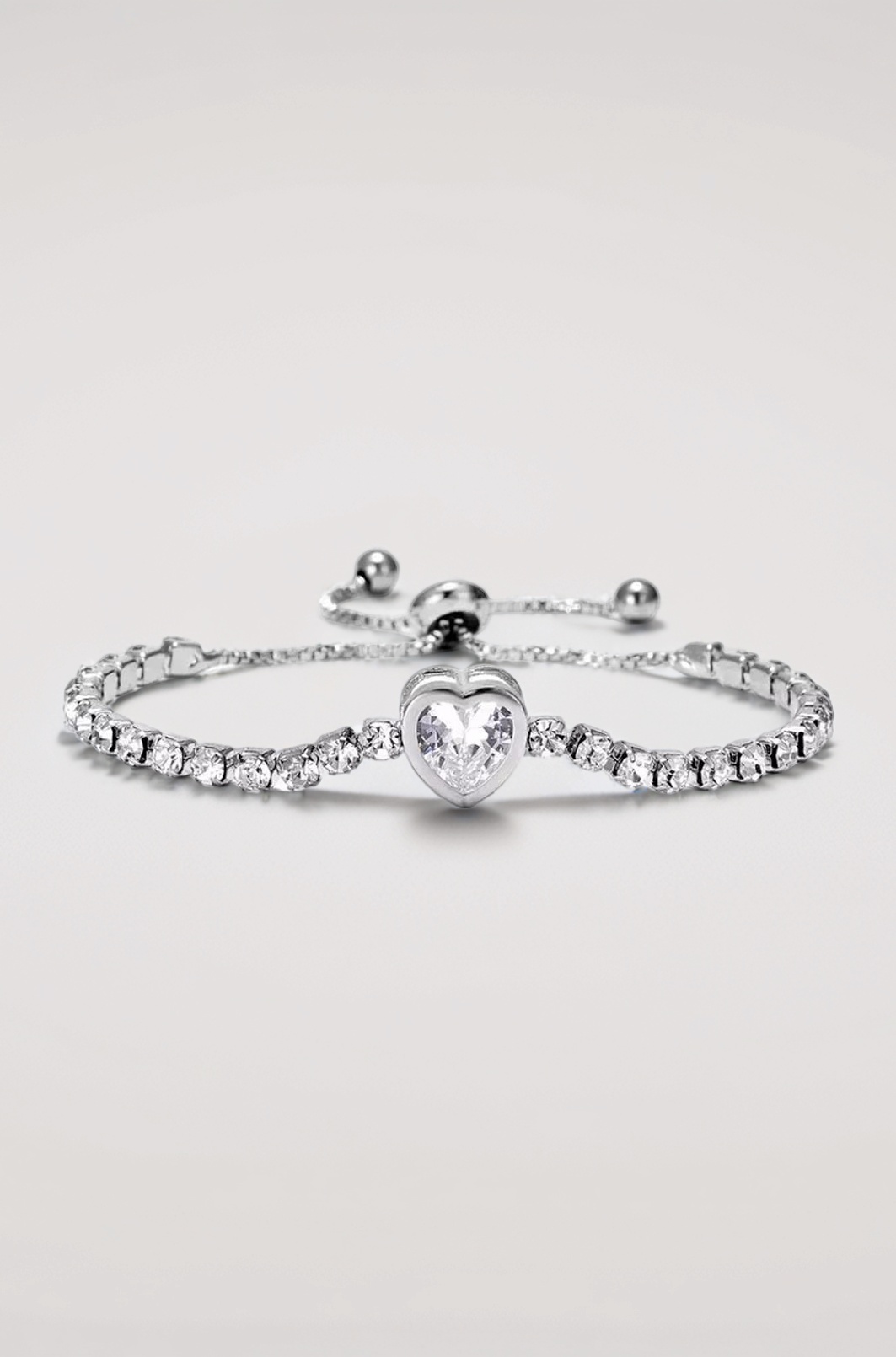 Endless Love Crystal Infinity Bracelet for Women CZ Diamonds Latest Stylish Adjustable Charm Tennis Bracelet for Girls