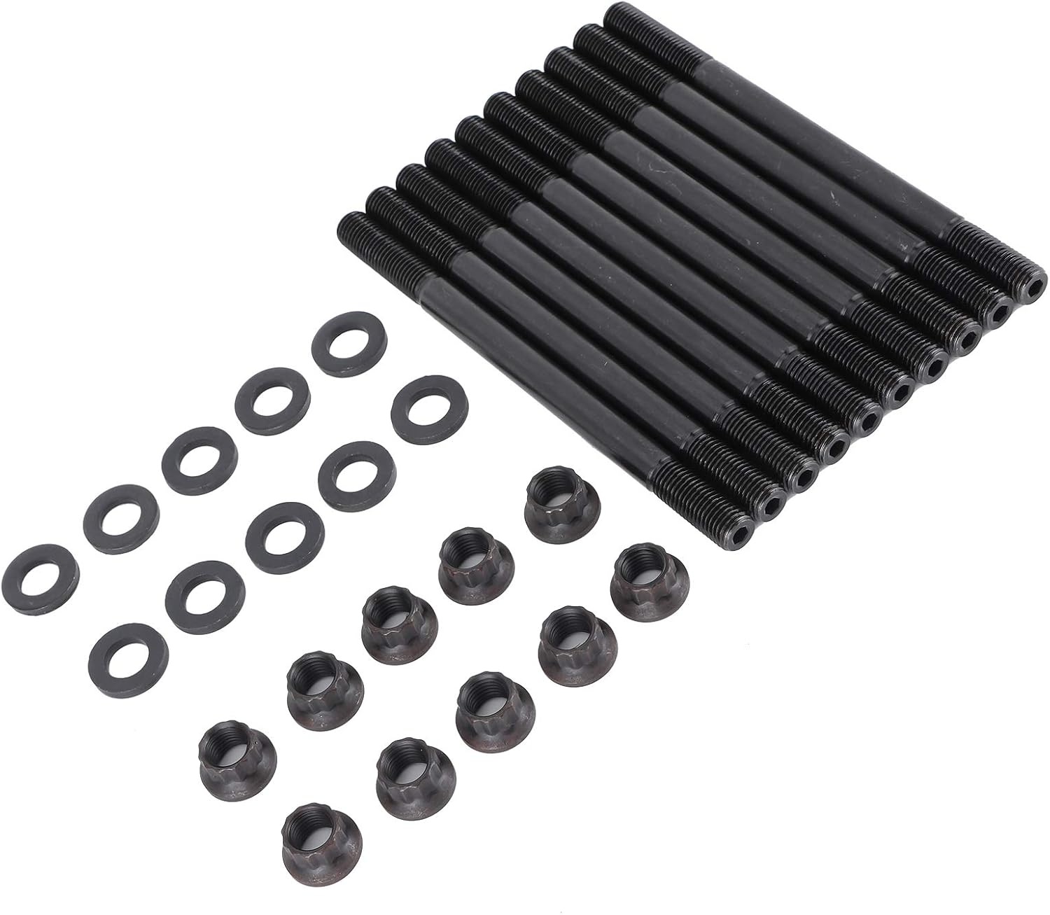 D16Y8 Head Studs,Arp 2084305 D16Y8 Head Bolts Head Bolt Sets Cylinder Head Stud Kit Bolts Nuts 2084305 For 1996-2000 D16Y7 D16Y8