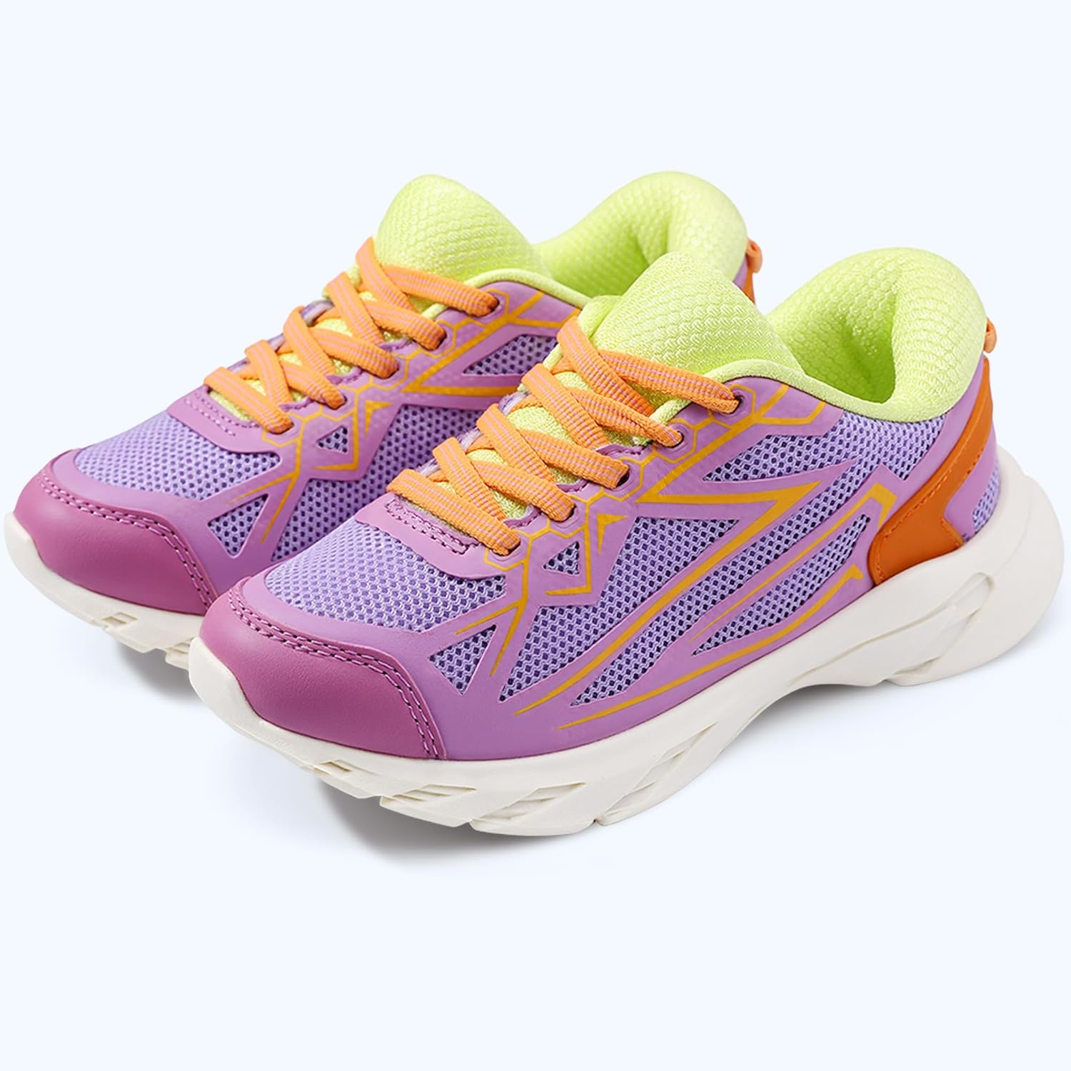 HOMEHOT Boys Girls Lightweight Breathable Sneakers Strap Athletic Tennis Shoes for Running Walking (Toddler/Little Kid/Big Kid) - Image 5