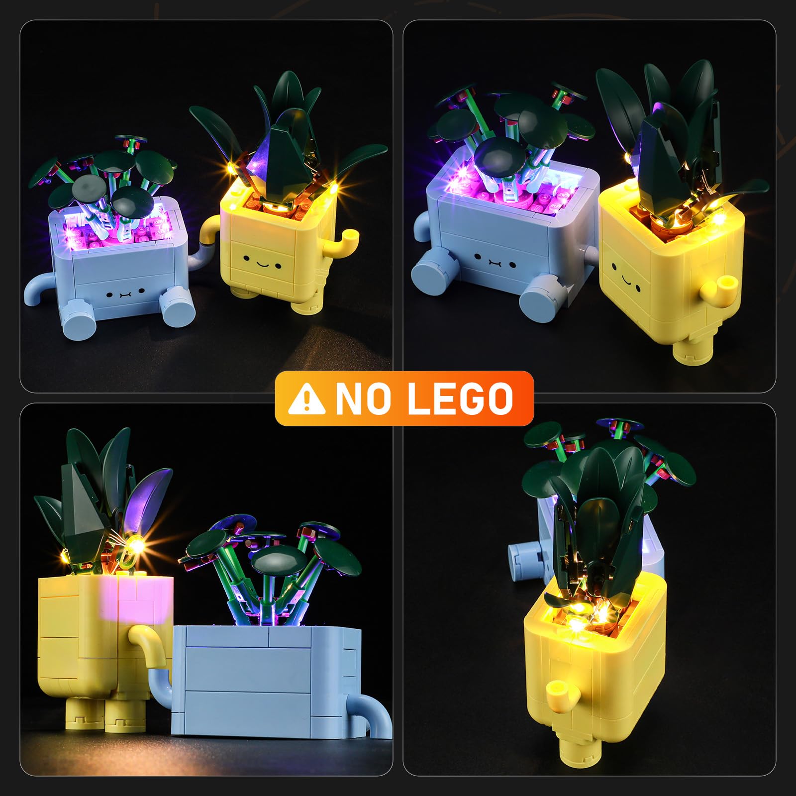 LIGHTAILING Jeu de Lumières pour Lego-10349 Petites Plantes Souriantes - Modèle en Blocs De Construction - Ne Figurant Pas sur Le Modèle