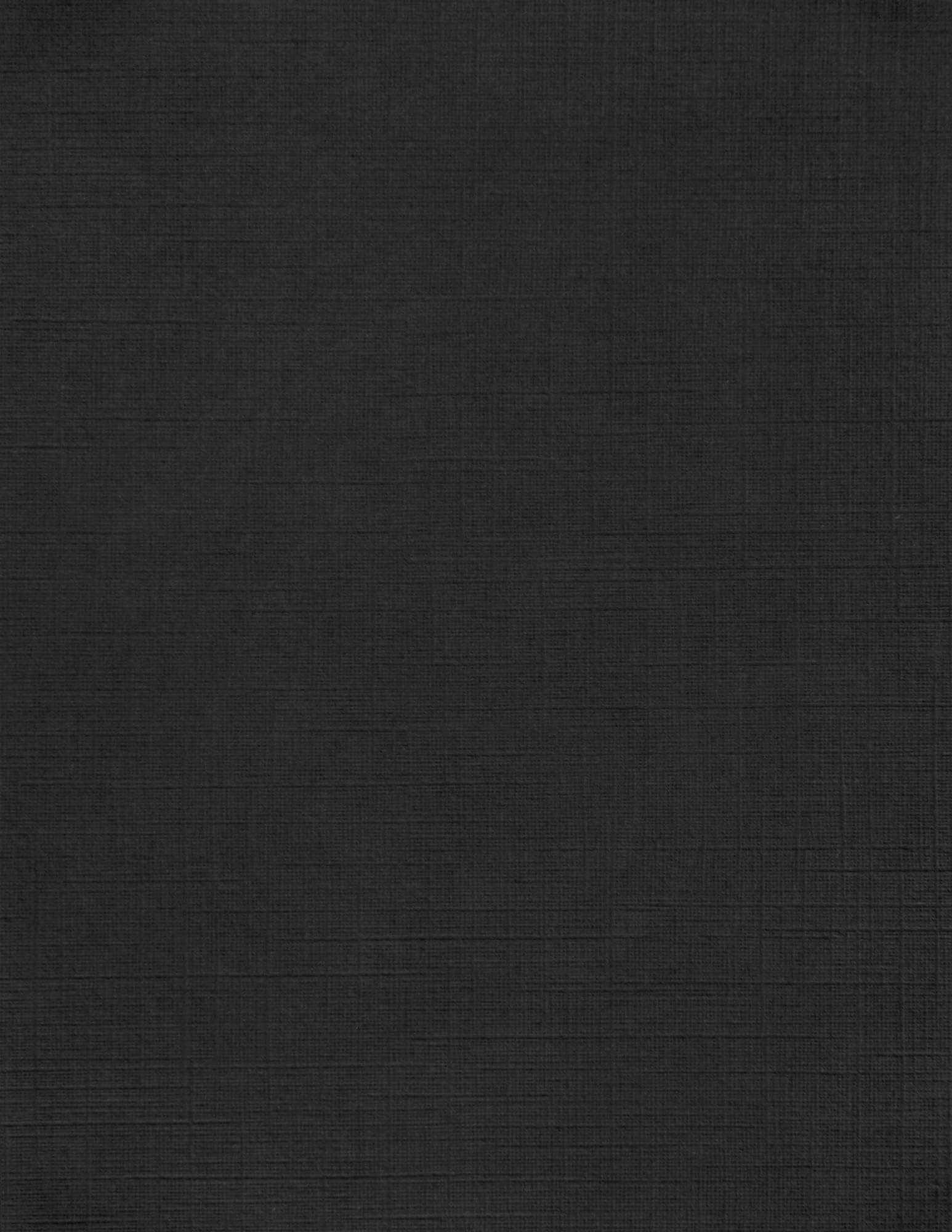 50 Pieces 8.5" x 11" Black Cardstock, Heavyweight