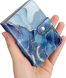 Fintie Mini Photos Album Book for 2x3 Inch Films - 52 Pockets Small Albums for Fujifilm Instax Mini Instant Camera/Polaroid Hi-Print Pictures, Kpop Photocard Holder Binder, Ocean Marble