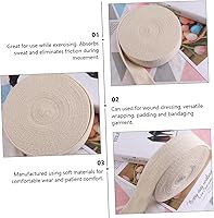 Vista 8 de ORFOFE Vendajes tubulares de algodón Stockinette 2 rollos 2.0 in x 32.8 ft ligero y transpirable para soporte de pierna de brazo de muñeca