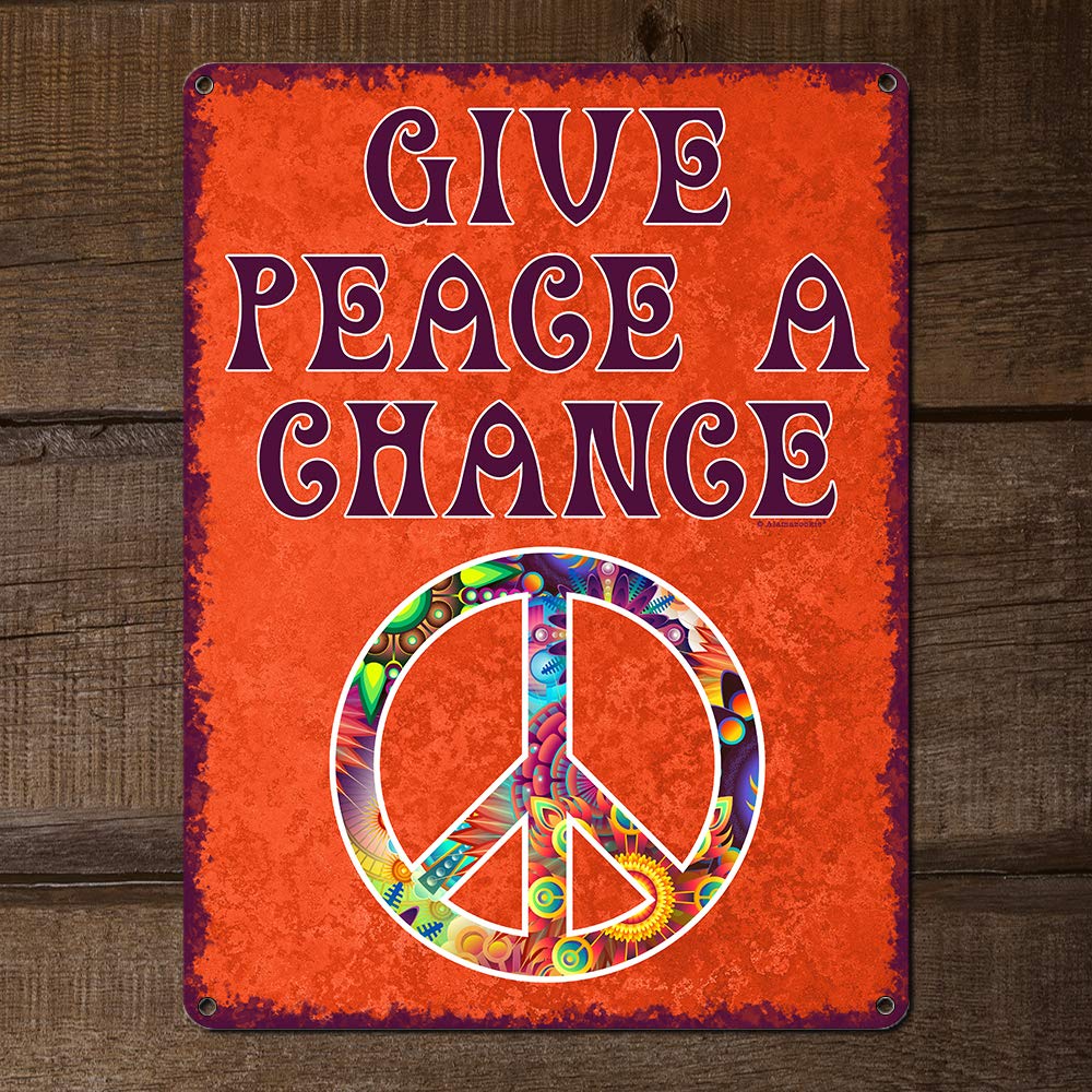 『Pictures for Peace』 Amazon.com: Alamazookie Give Peace A Chance, 8.5 x 11.5 Inch