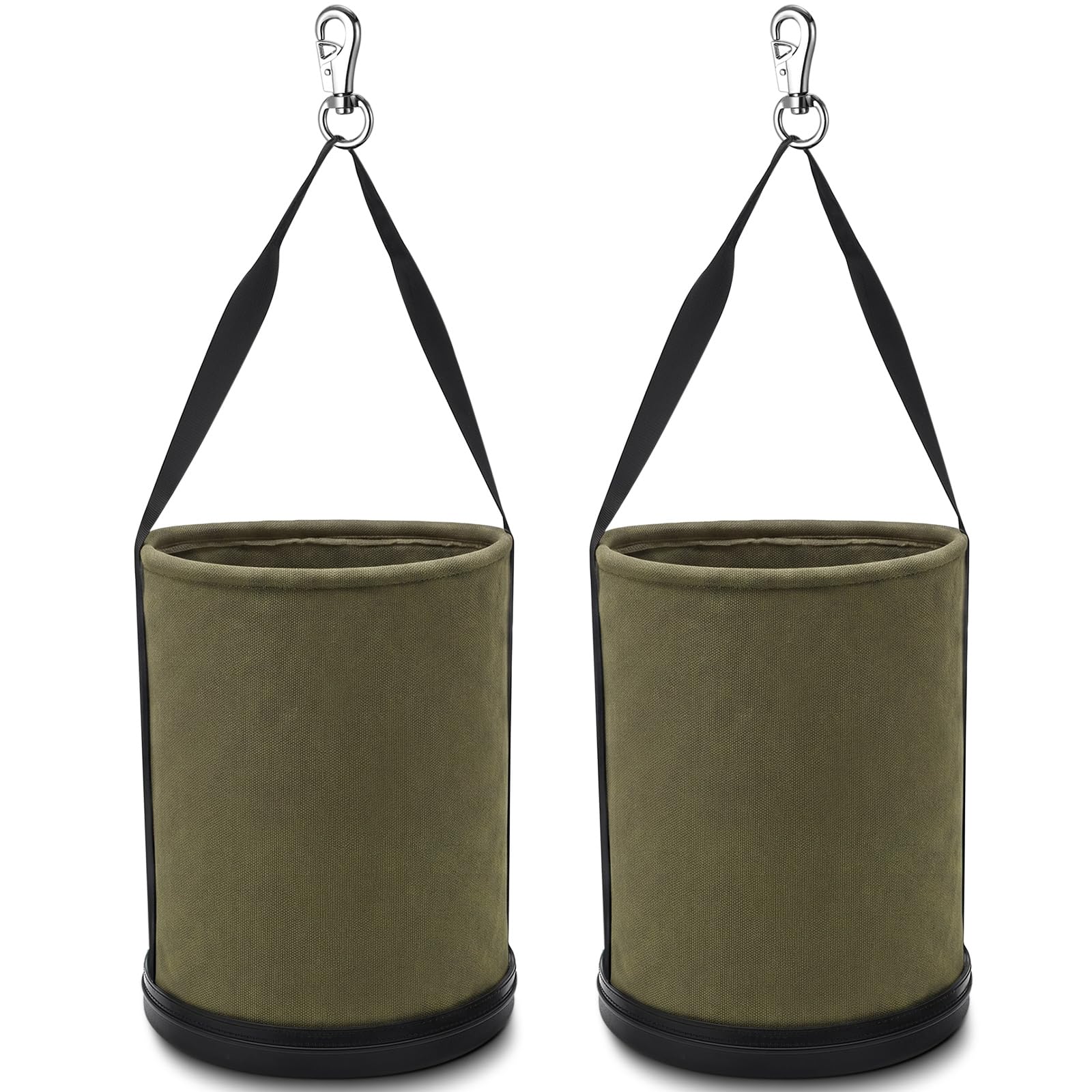 Lineman Canvas Bucket Tool Bag, 15" x 12