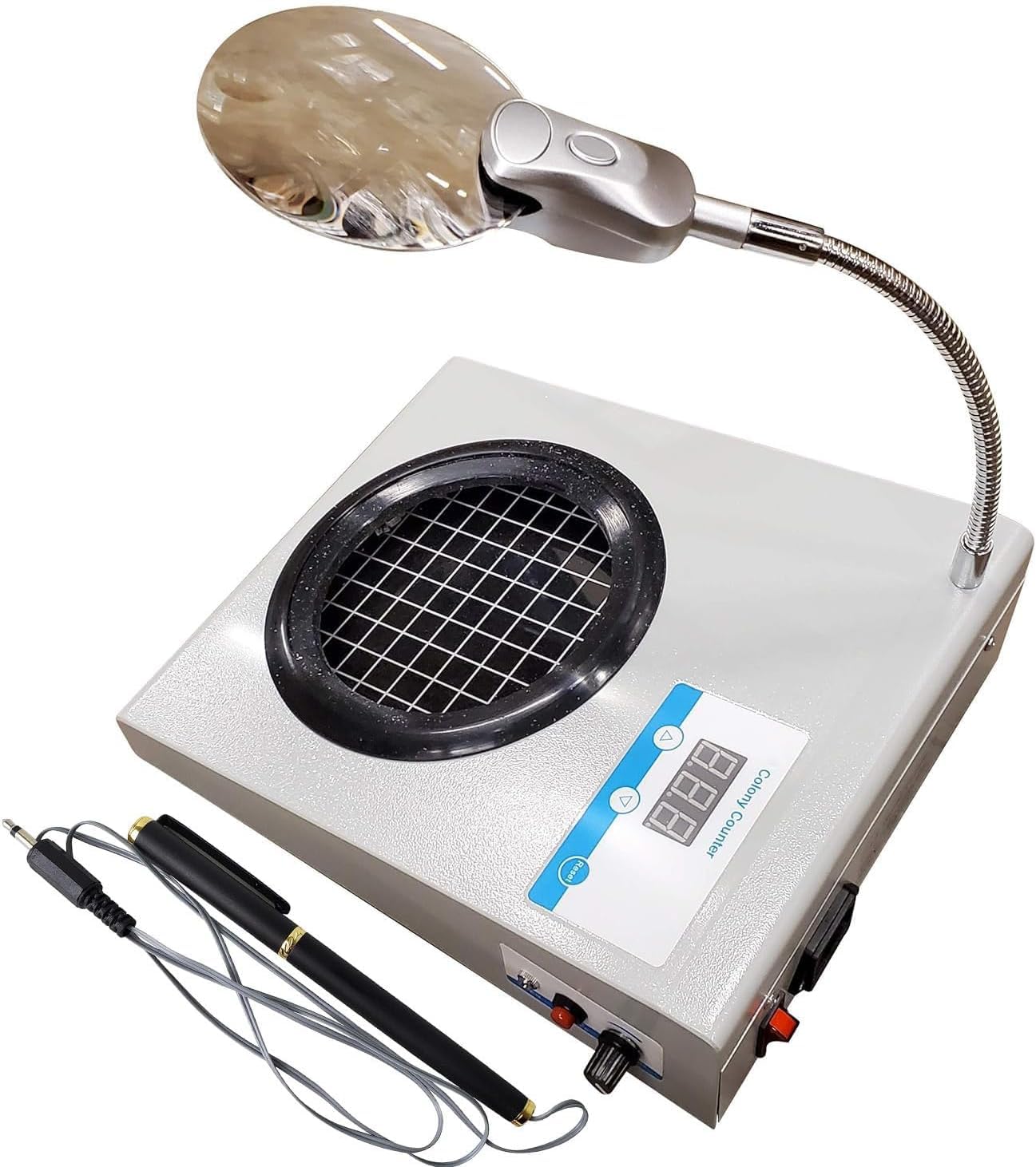 Bakterien-Kolonie-Zähler Mikroben-Kolonie-Zähler Mikrobiologie-Tester 100-240V(J-3)