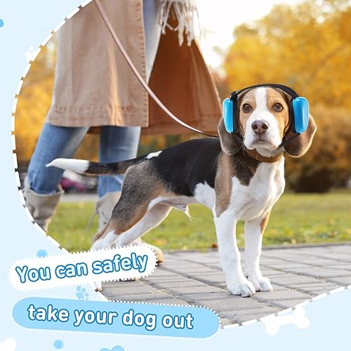 Miniatura 7 de Paterr Orejeras para perro para protección auditiva con cancelación de ruido para perros 25dB NRR Orejeras para perros con cancelación de ruido para