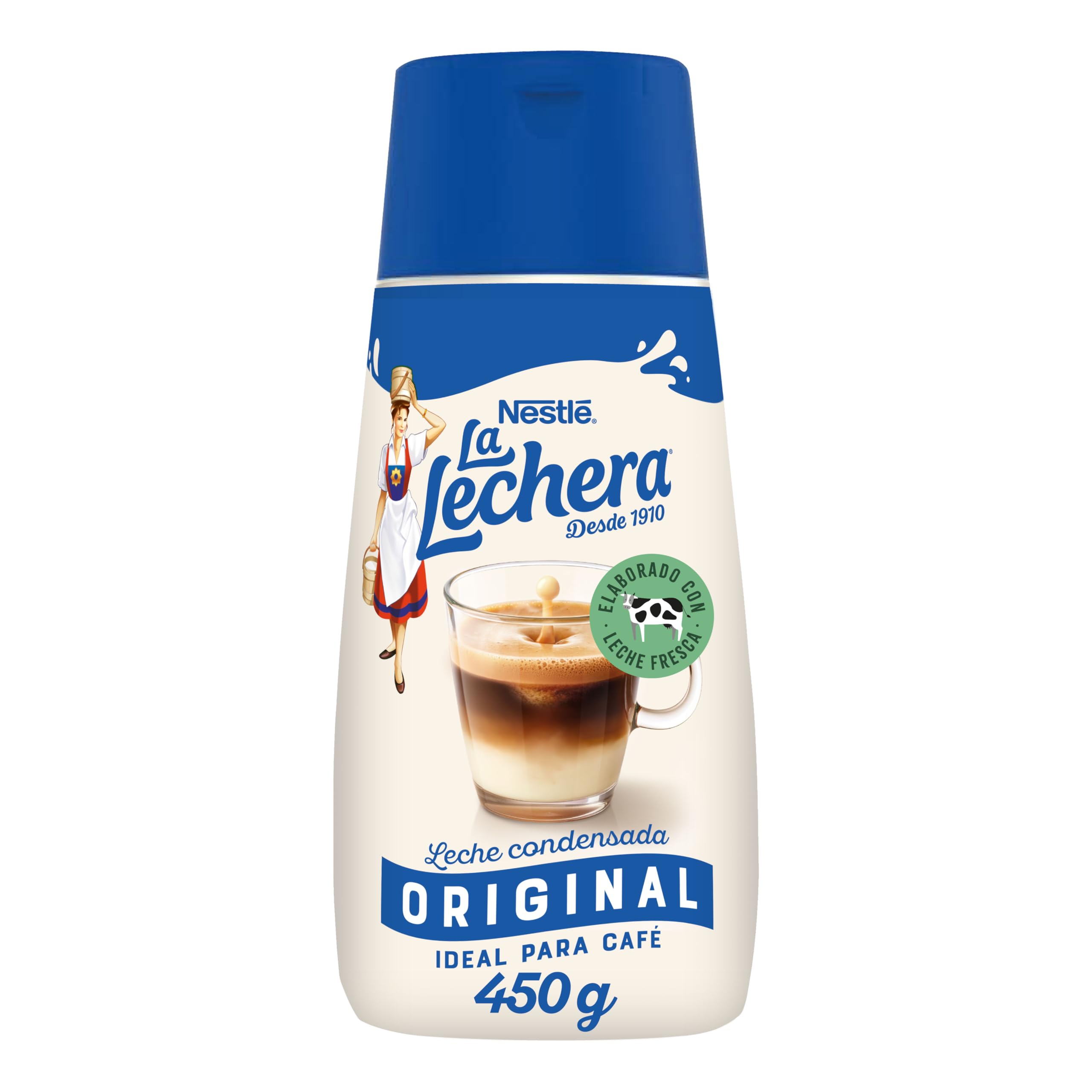 NESTLÉ LA LECHERA Leche condensada Entera botella 450g