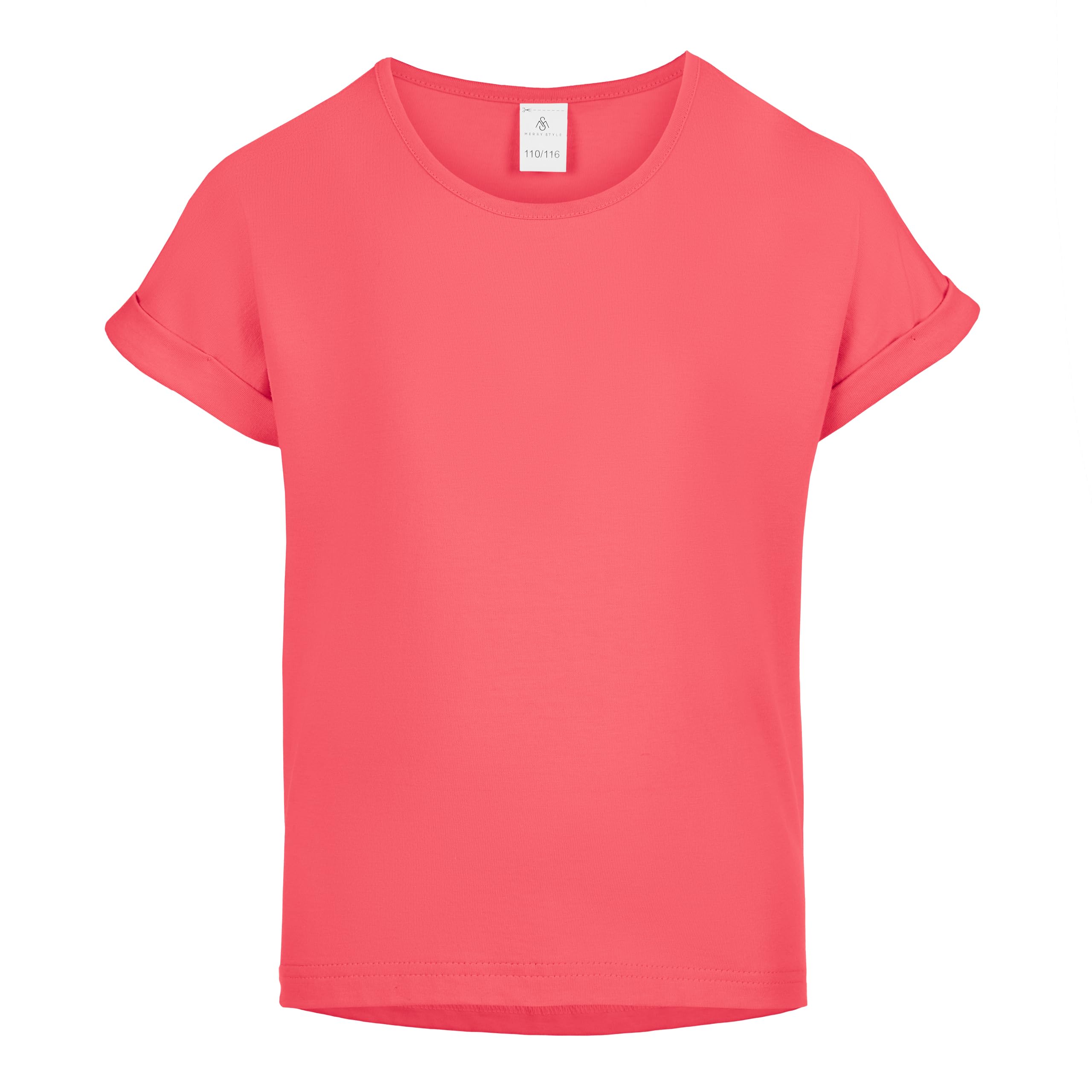 Merry Style T-Shirt für Mädchen aus weicher Baumwolle – Bequeme Mädchenkleidung MS-468