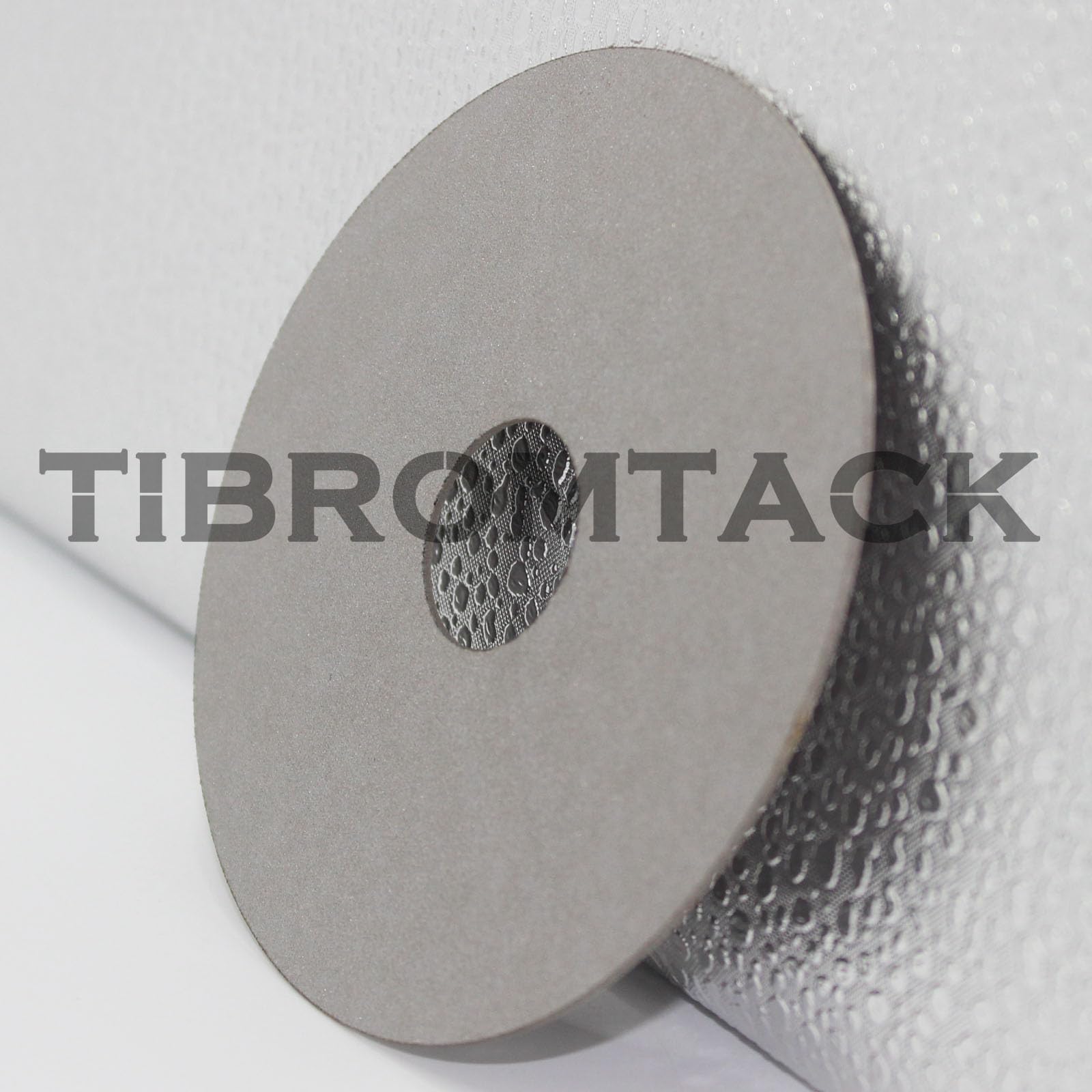 Bloc filtrant métallique poreux fritté Micron personnalisé Poudre de Ti Colonne filtrante frittée pour filtre de laveur et piles à combustible à énergie hydrogène 100x1mm (10um)Feutres de fibre de Ti